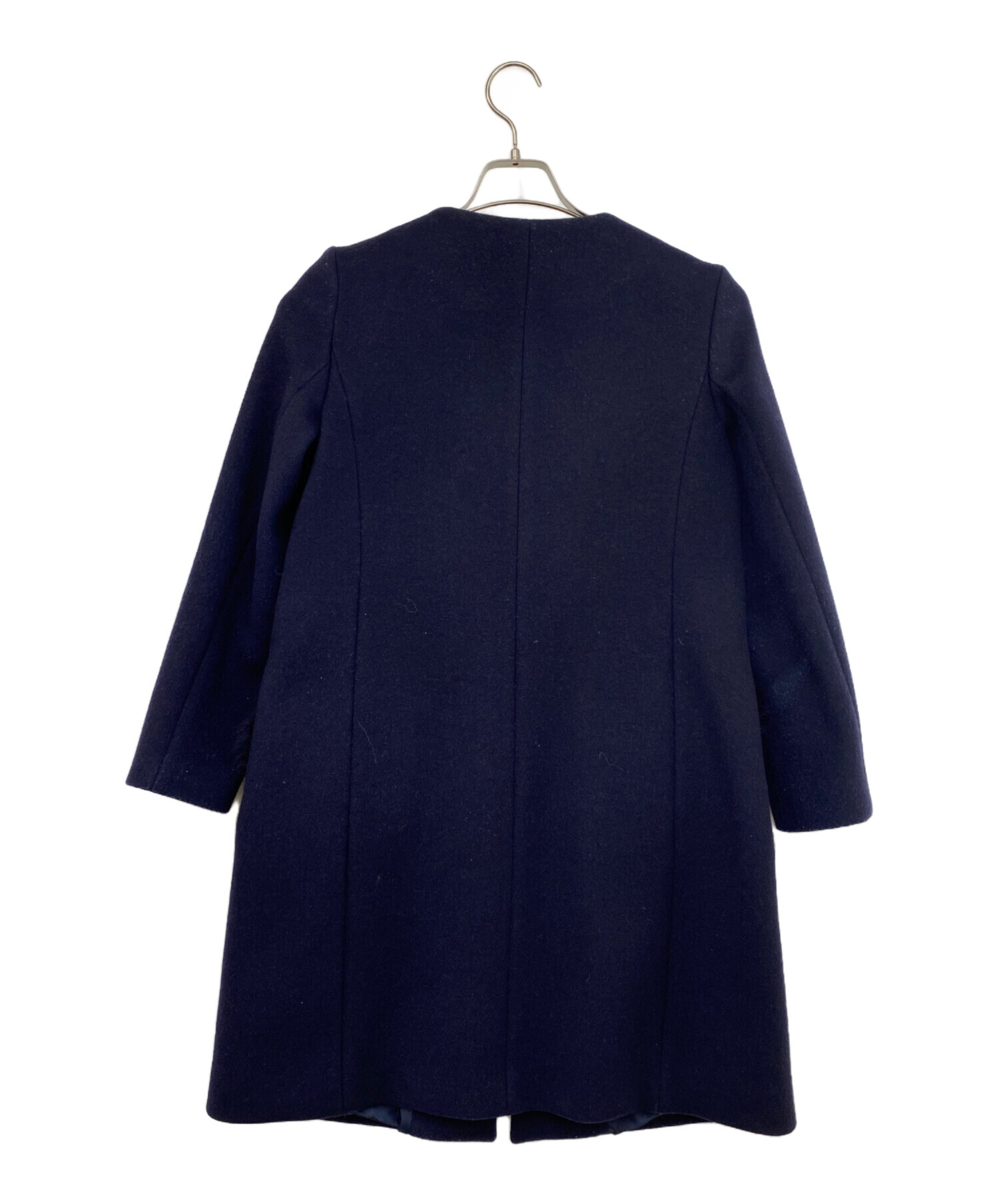 中古・古着通販】ANAYI (アナイ) コート ネイビー サイズ:36｜ブランド