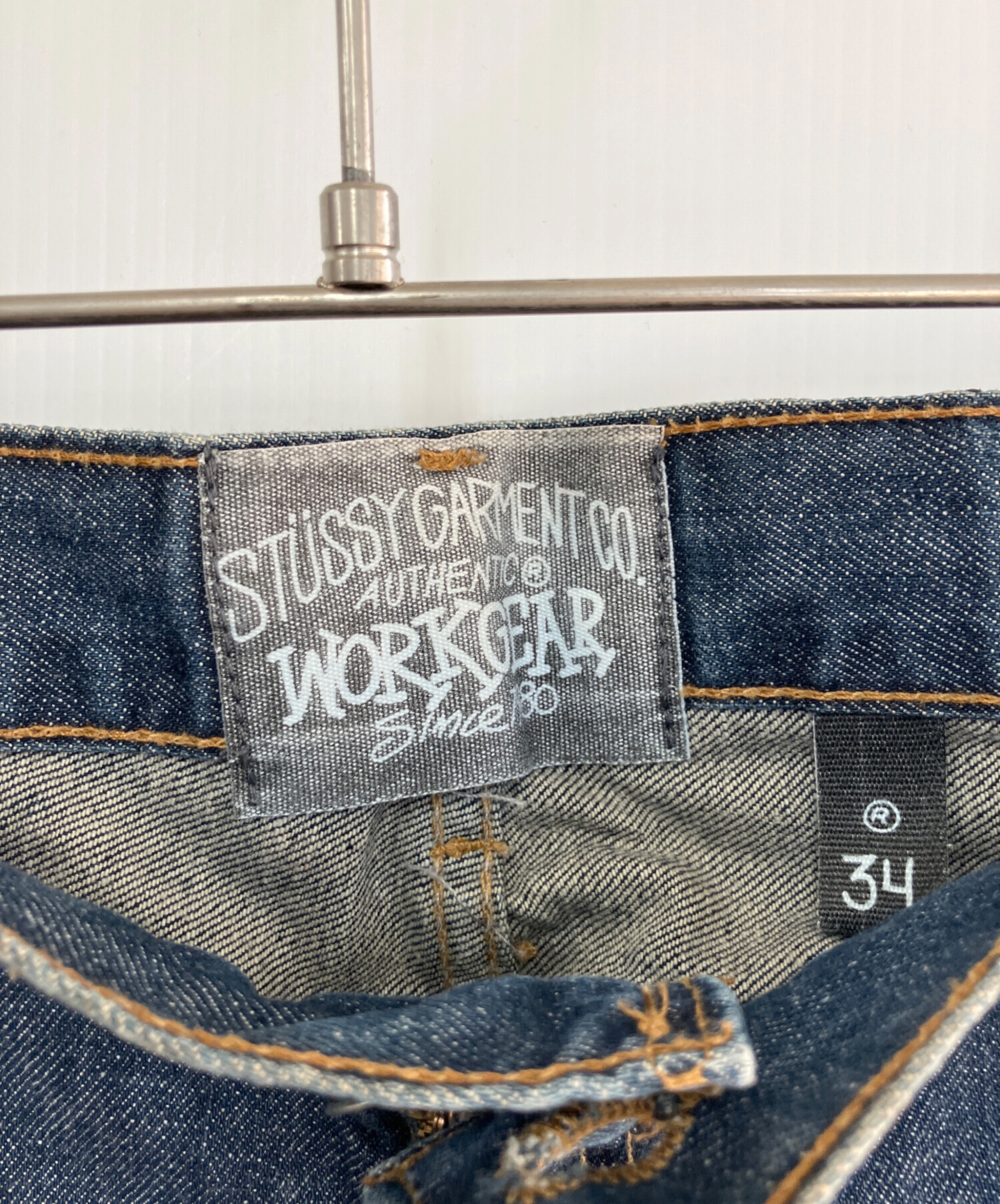 中古・古着通販】stussy (ステューシー) デニムパンツ ブルー サイズ