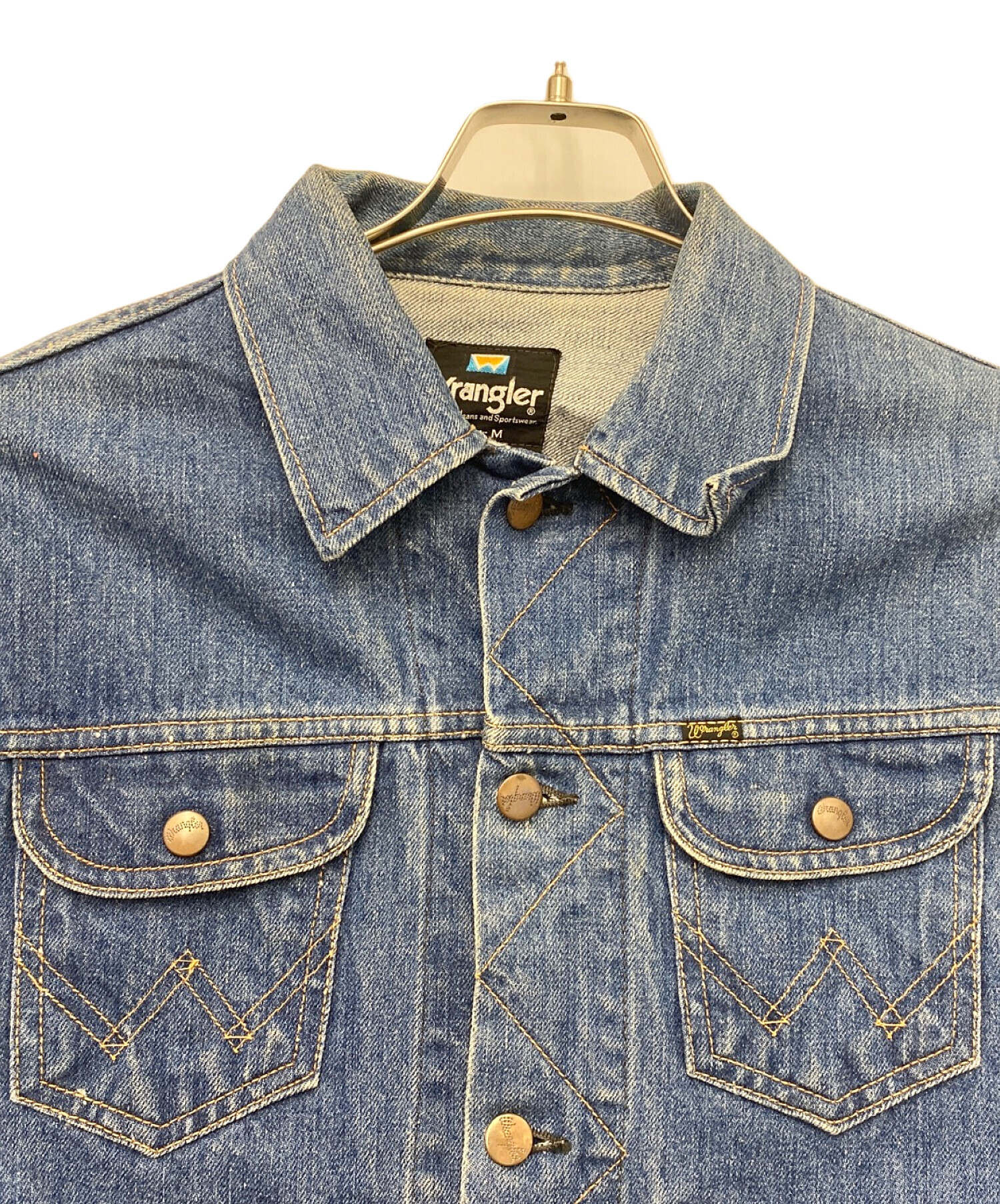 中古・古着通販】Wrangler (ラングラー) デニムジャケット ブルー