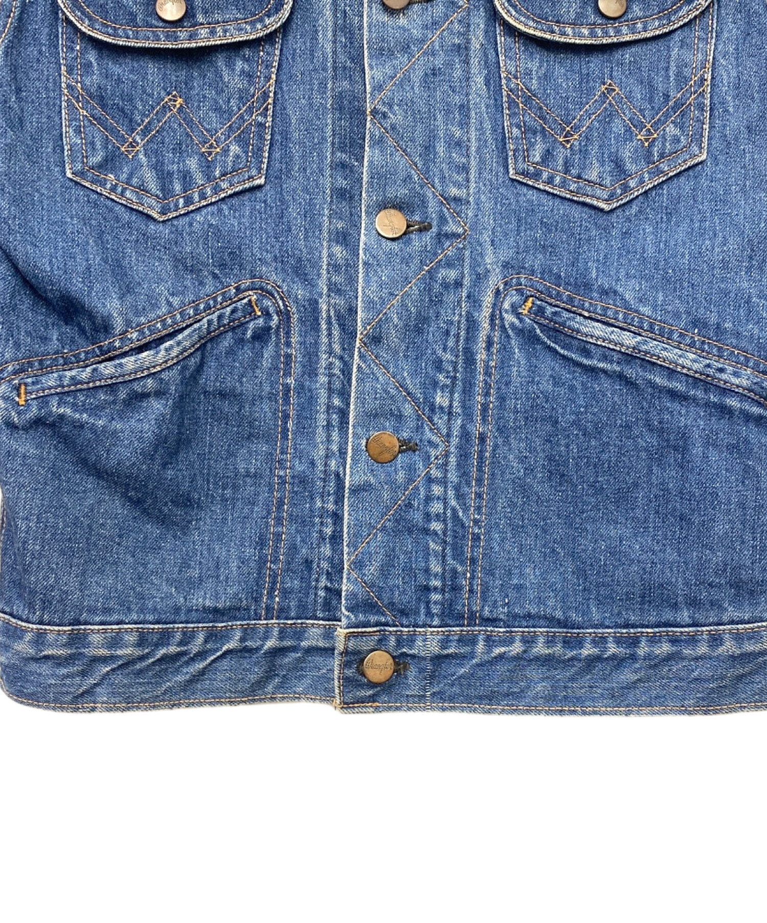 中古・古着通販】Wrangler (ラングラー) デニムジャケット ブルー