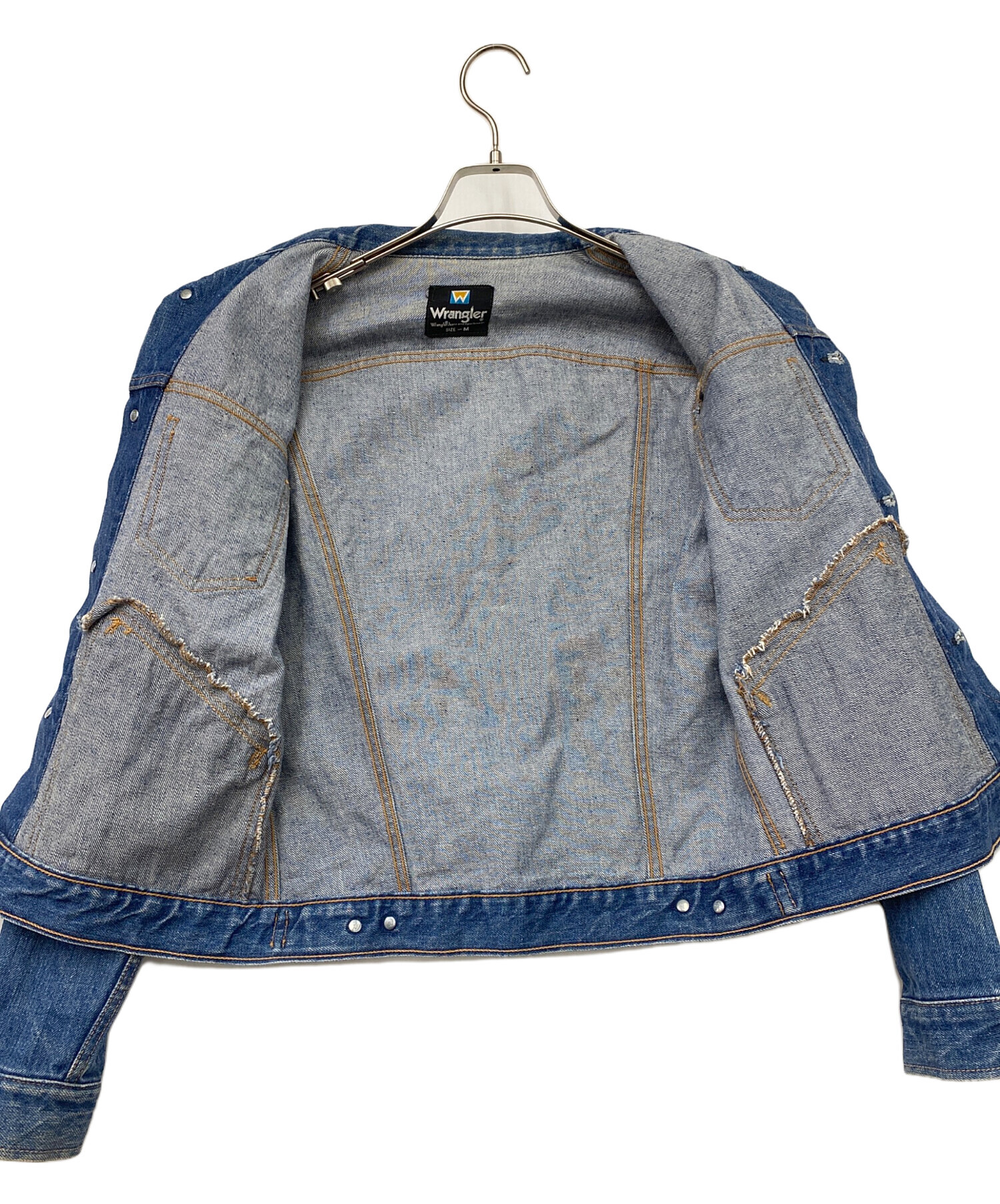 中古・古着通販】Wrangler (ラングラー) デニムジャケット ブルー