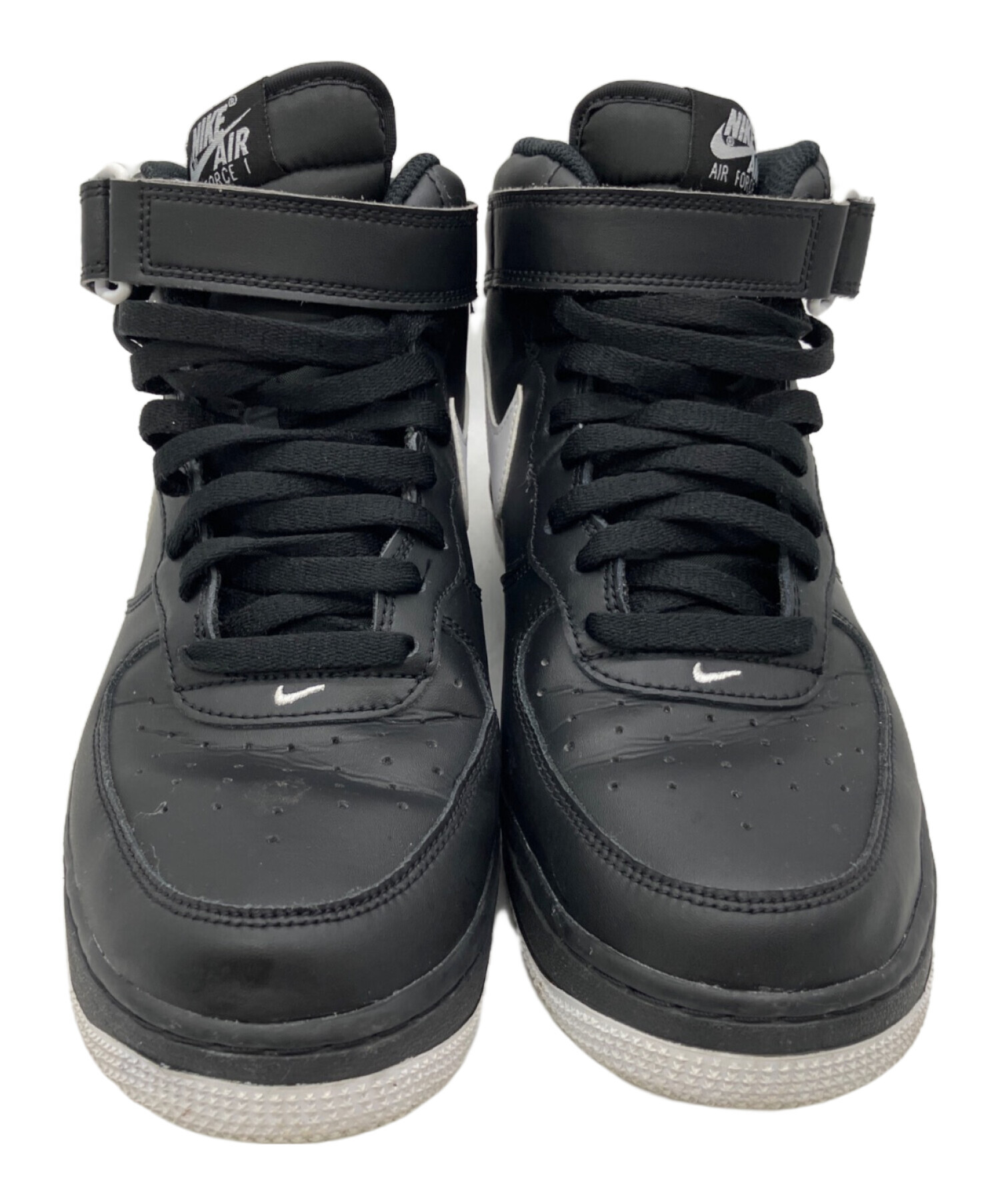 中古・古着通販】NIKE (ナイキ) ハイカットスニーカー ブラック サイズ
