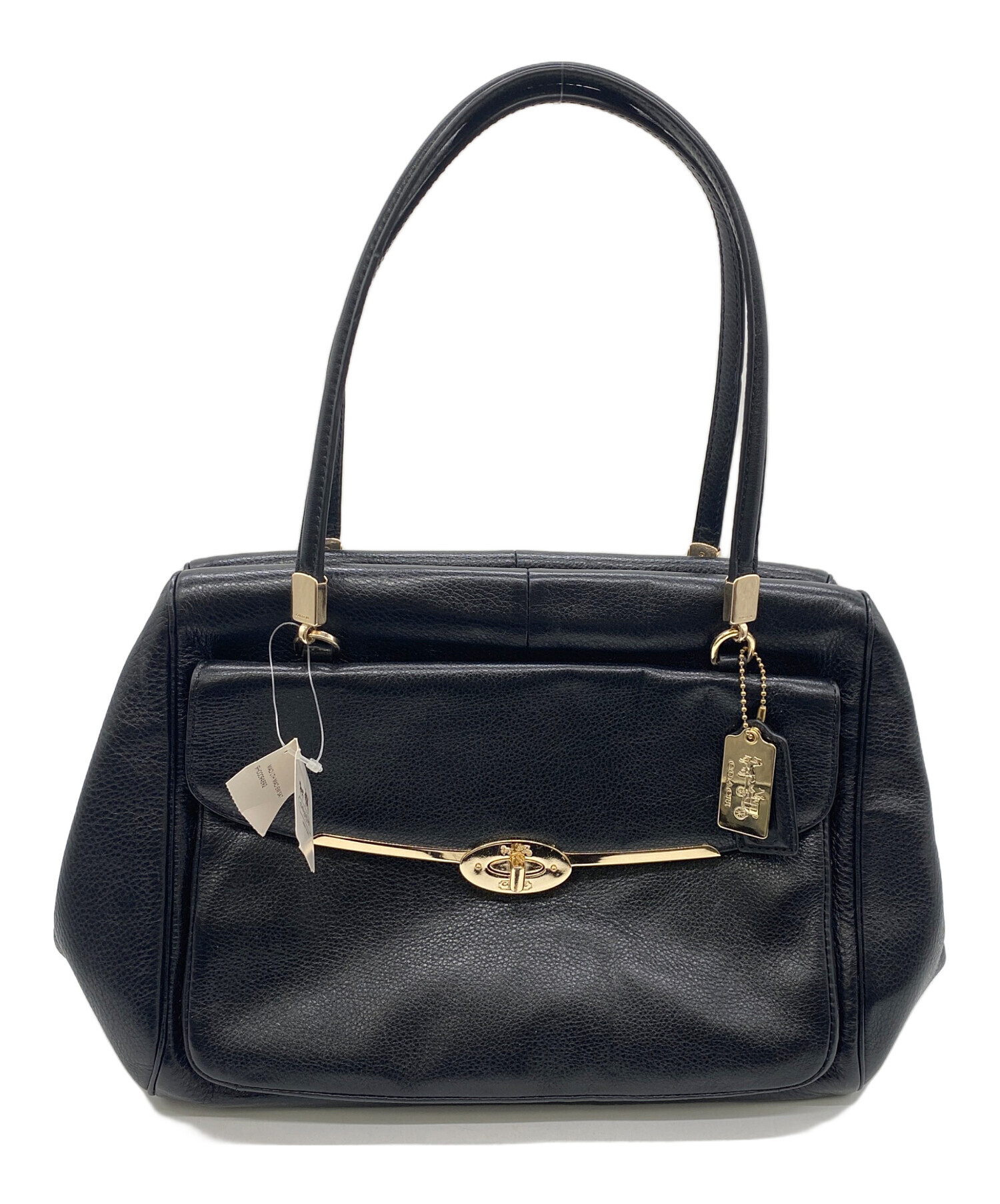 中古・古着通販】COACH (コーチ) ハンドバッグ ブラック｜ブランド 