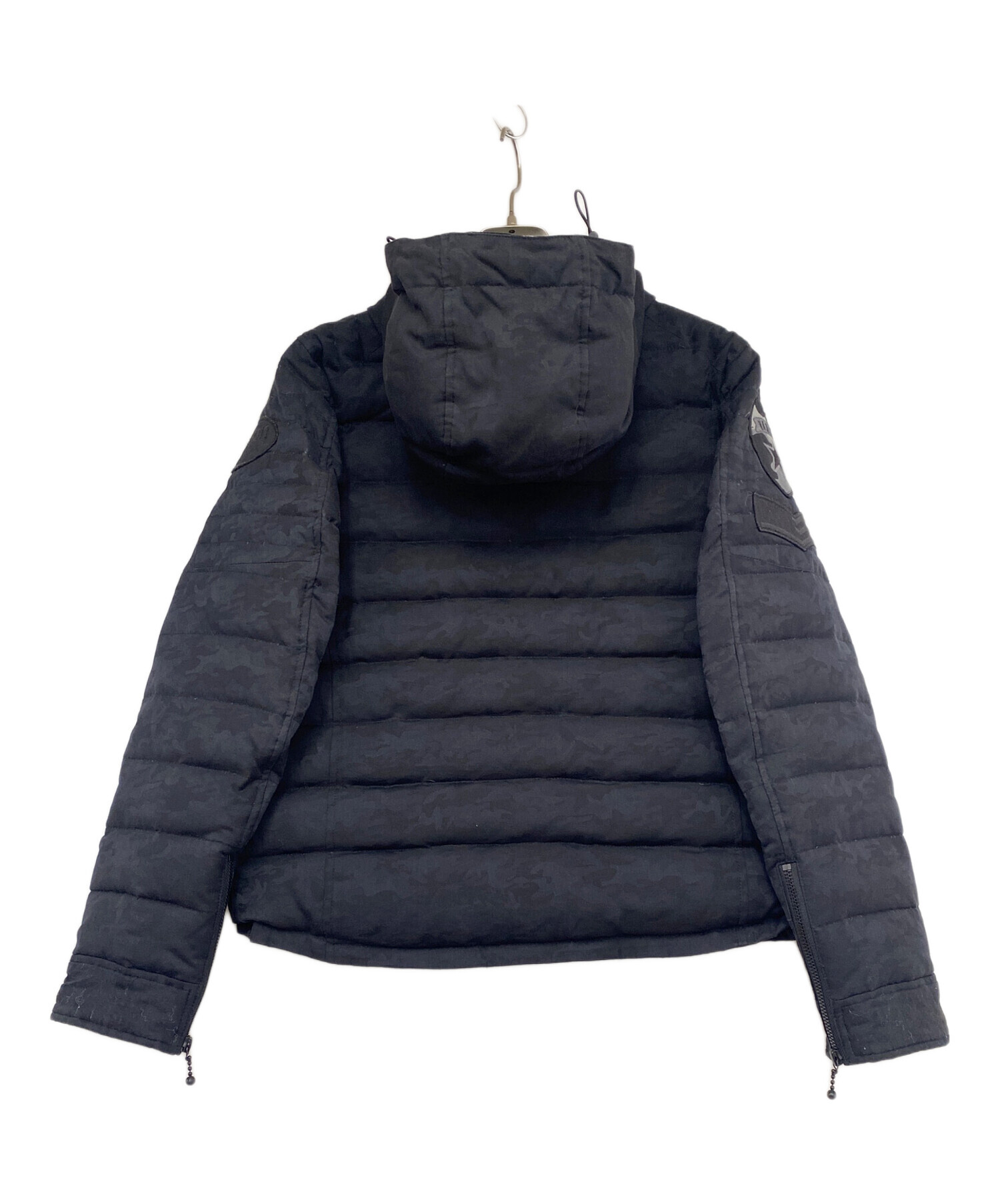 中古・古着通販】VANSON (バンソン) ダウンジャケット ブラック サイズ 