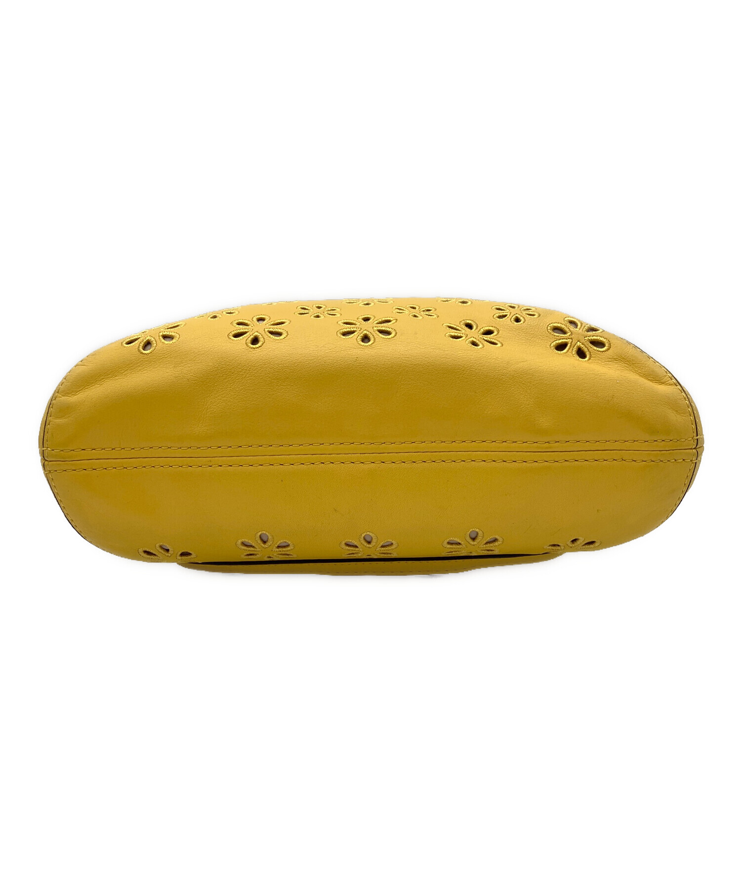 中古・古着通販】COACH (コーチ) 2WAYショルダーバッグ イエロー