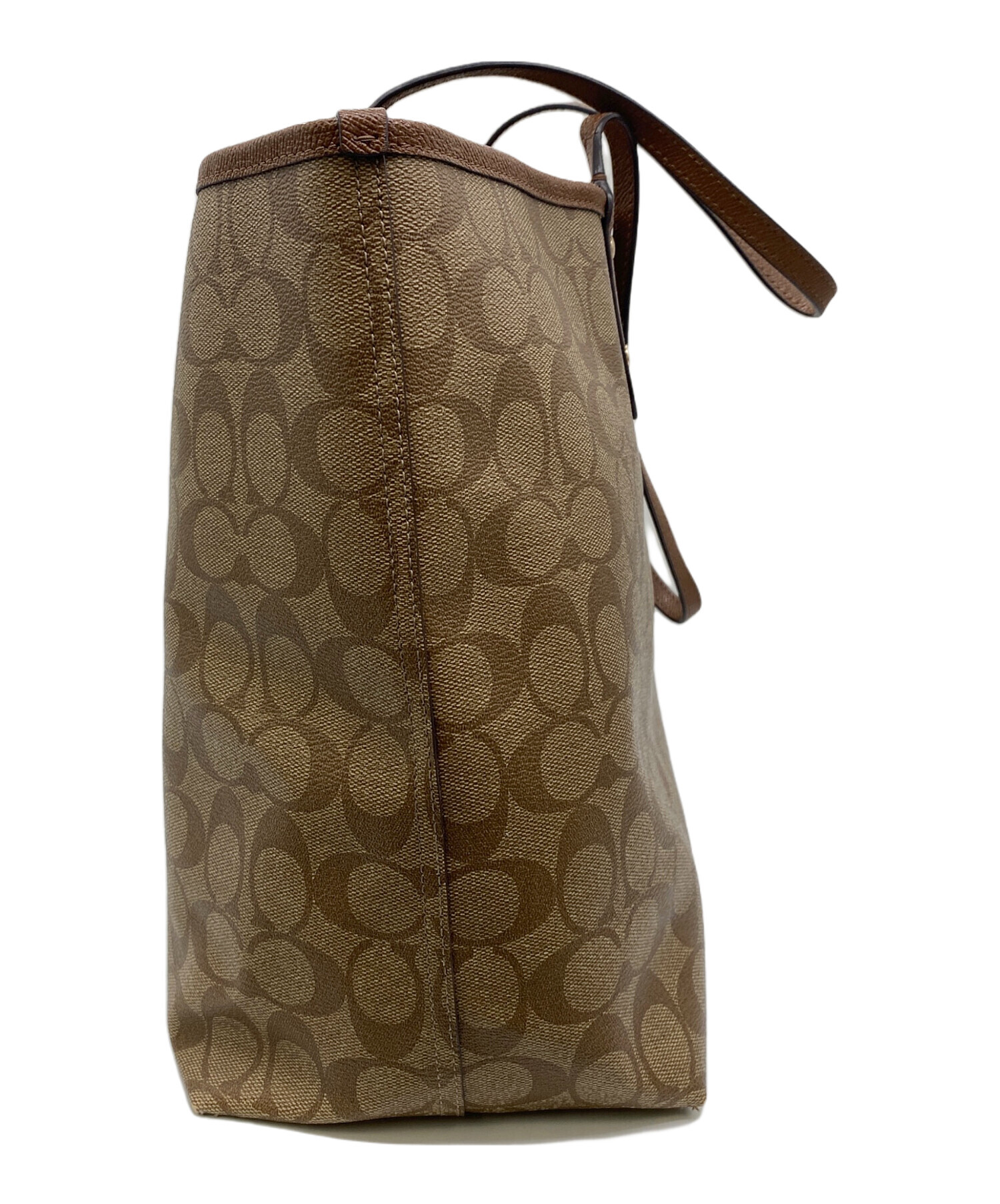 中古・古着通販】COACH (コーチ) トートバッグ ブラウン｜ブランド