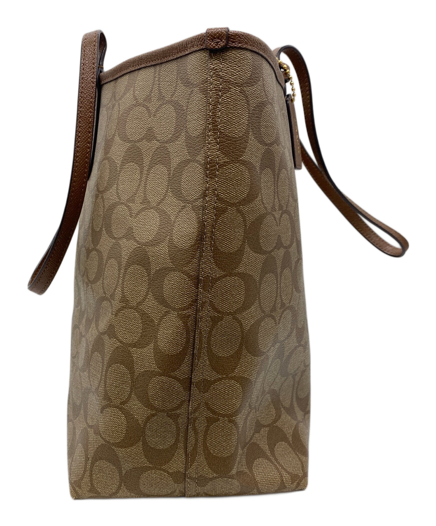 COACH トートバッグ ブラウン 新品未使用 中古・古着通販】COACH (コーチ) トートバッグ ブラウン｜ブランド