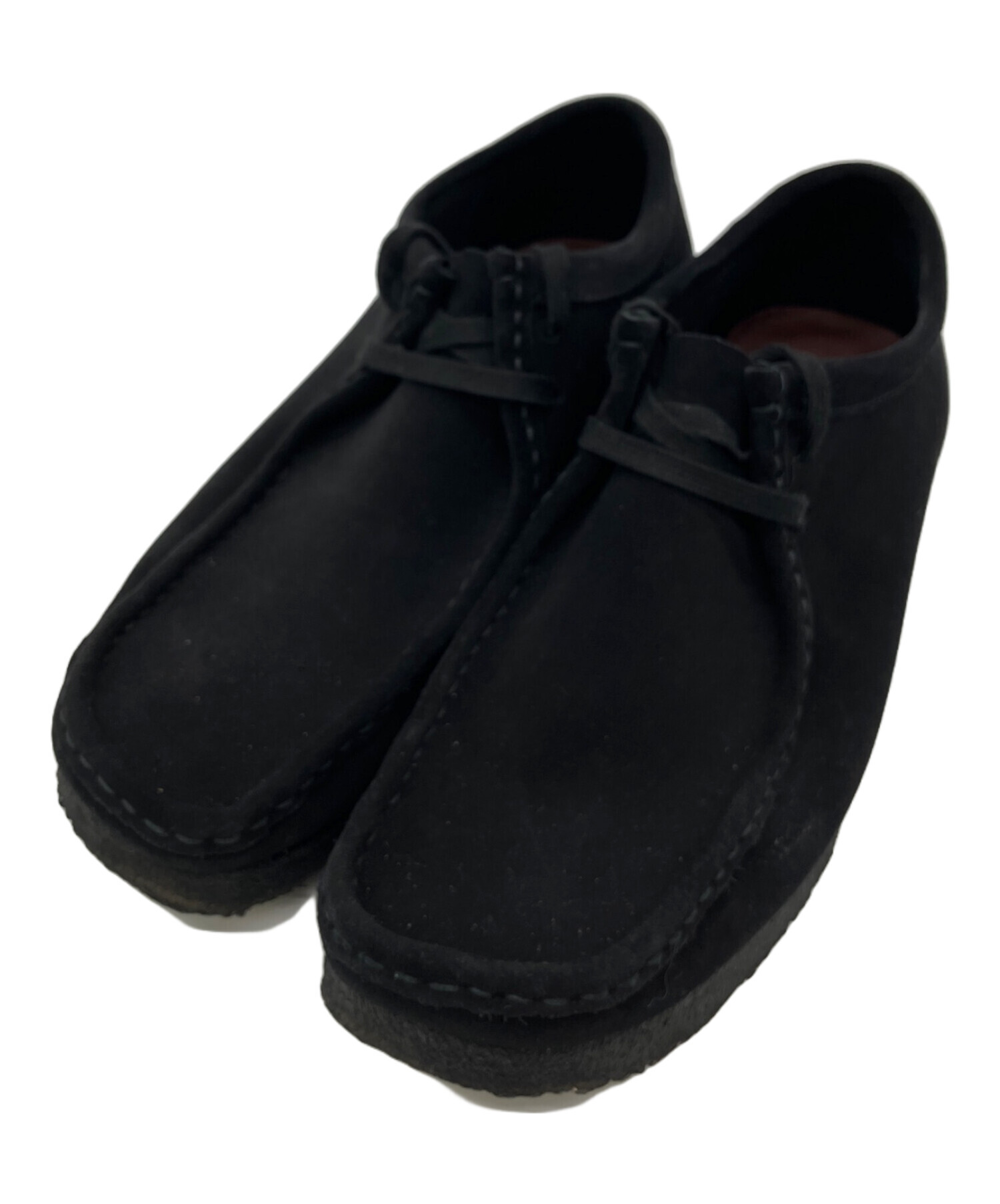 中古・古着通販】CLARKS (クラークス) WALLABEE ブラック サイズ:27cm