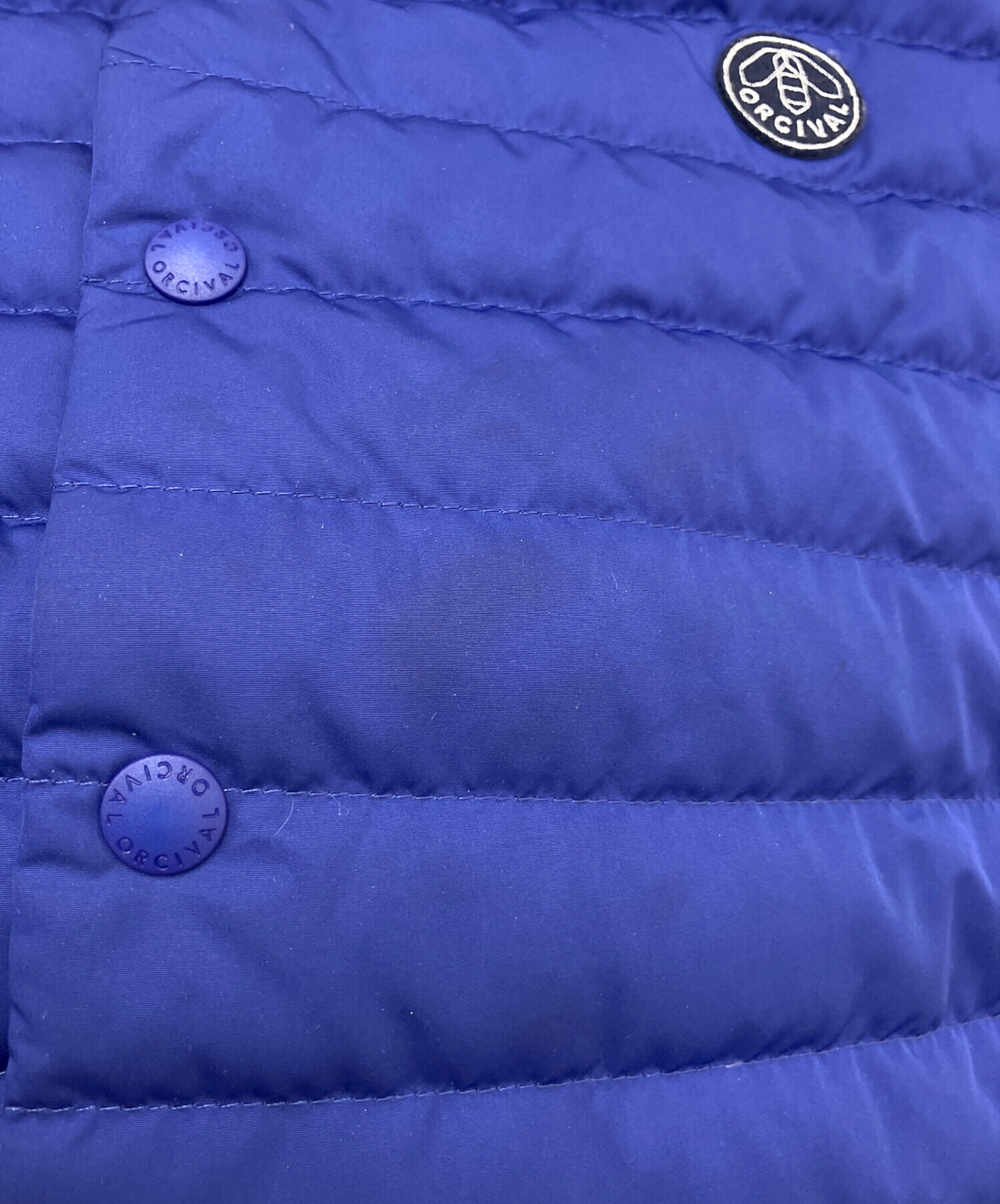 中古・古着通販】ORCIVAL (オーシバル) ダウンベスト ブルー サイズ:3