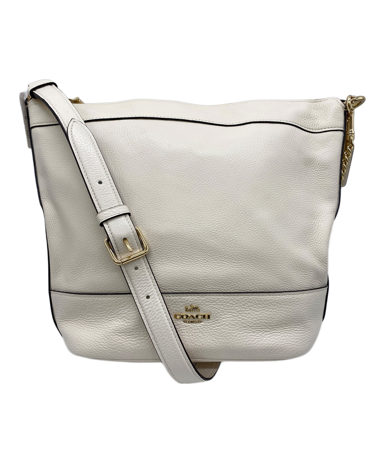 中古・古着通販】COACH (コーチ) ショルダーバッグ アイボリー 