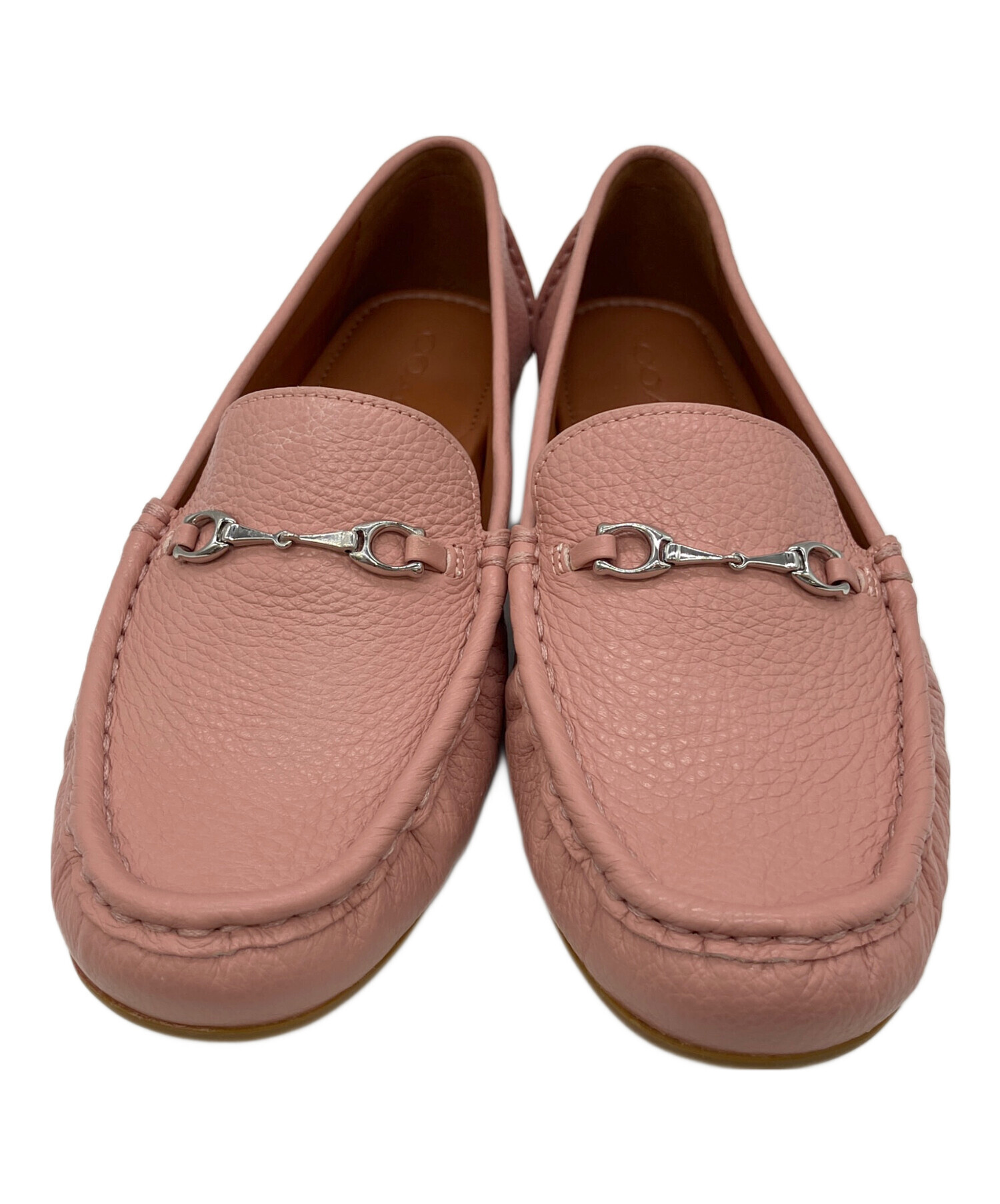 中古・古着通販】COACH (コーチ) ローファー ピンク サイズ:24.5 