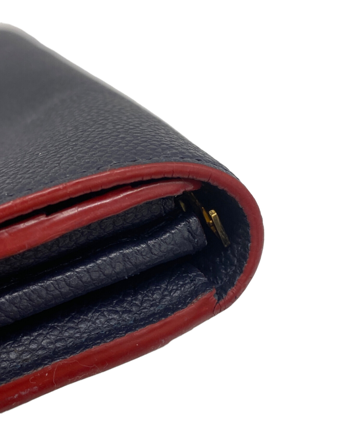 中古・古着通販】LOUIS VUITTON (ルイ ヴィトン) 長財布 ネイビー