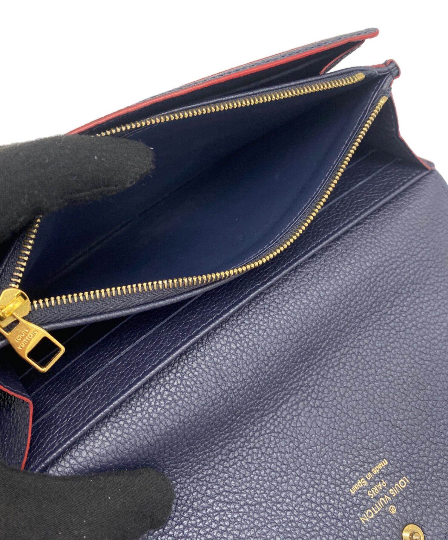 中古・古着通販】LOUIS VUITTON (ルイ ヴィトン) 長財布 ネイビー