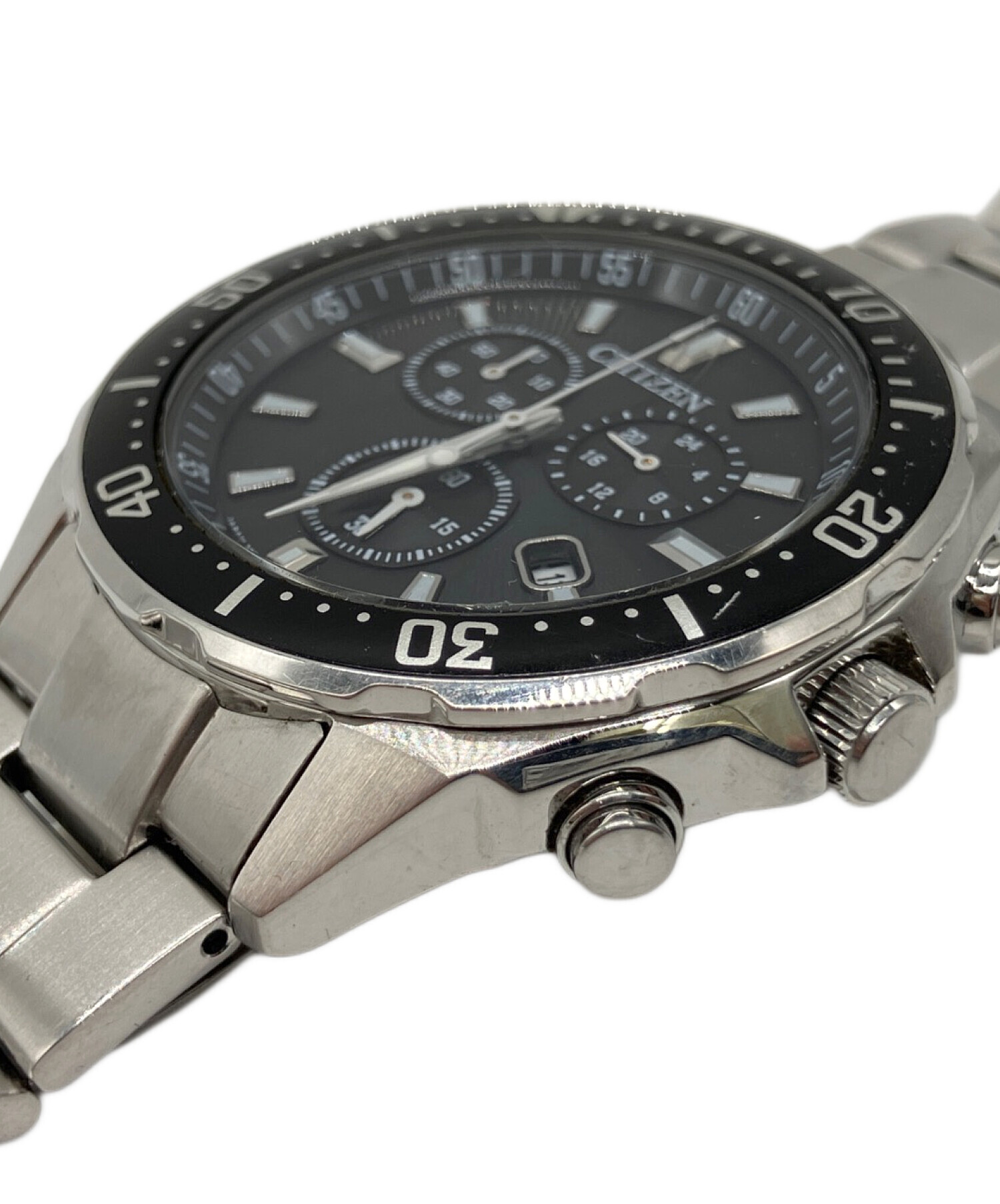 中古・古着通販】CITIZEN (シチズン) 腕時計 ブラック｜ブランド・古着