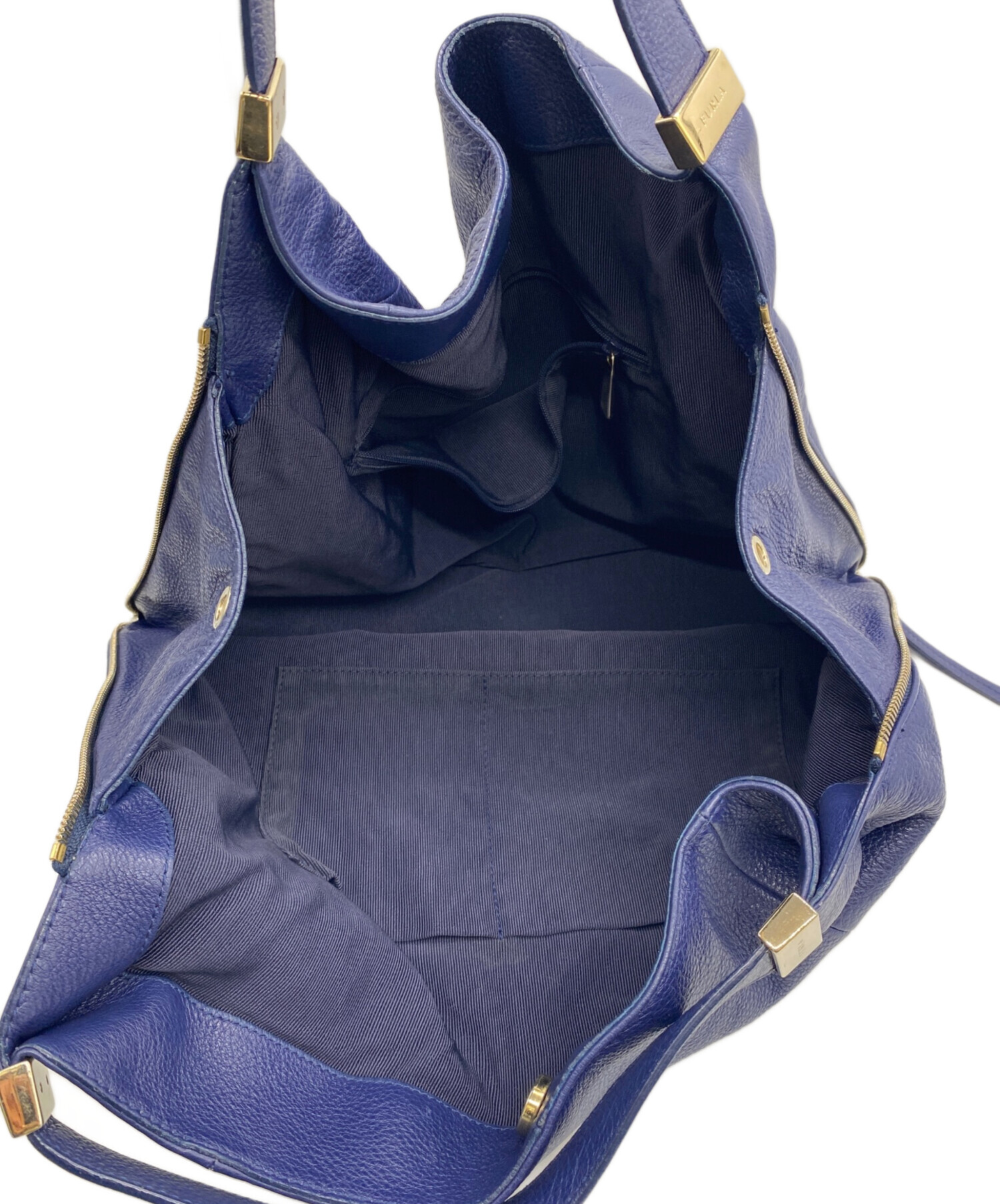 中古・古着通販】FURLA (フルラ) 2WAYバッグ ブルー｜ブランド・古着
