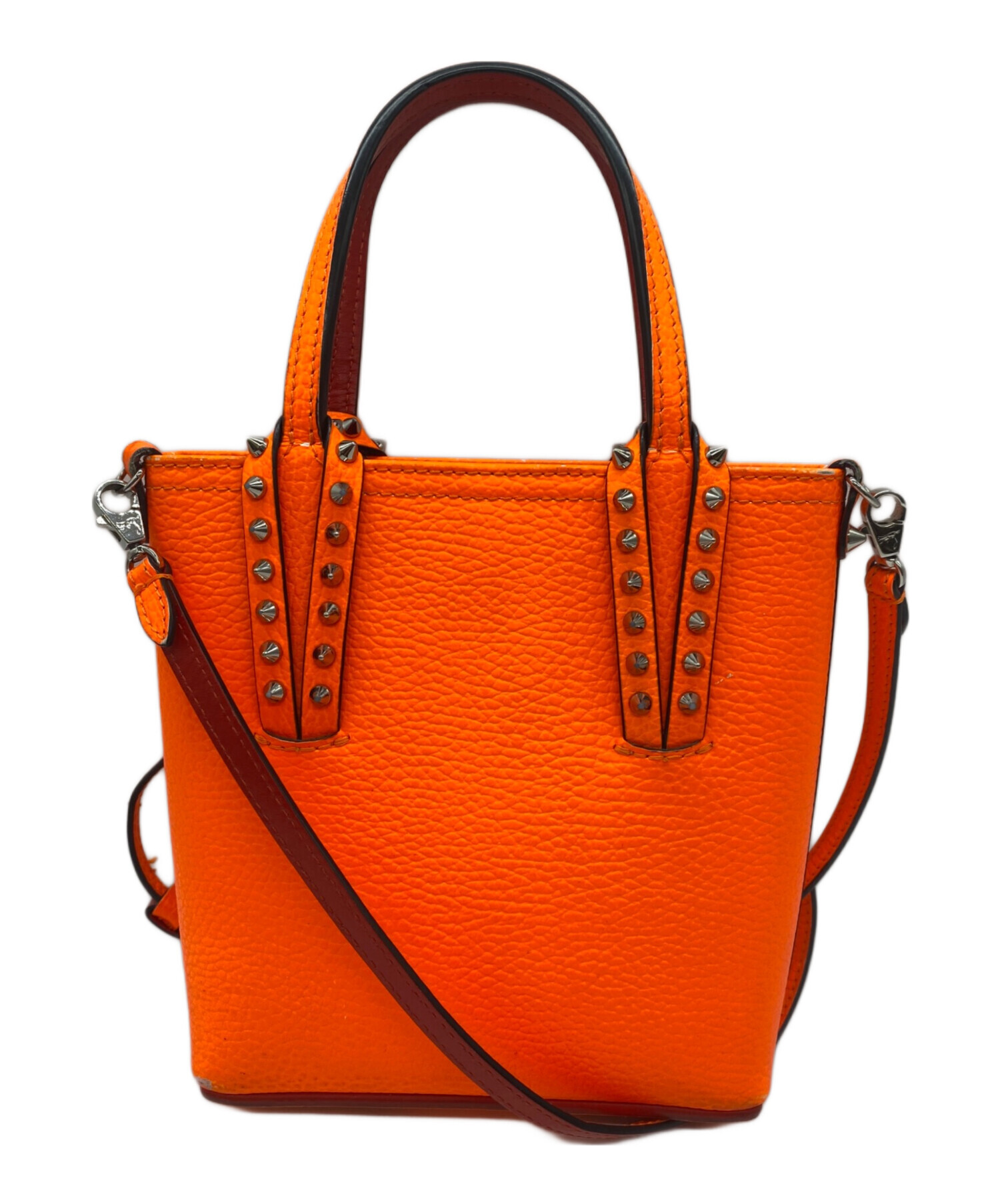 専用クリスチャンルブタン ショルダーバッグ メンズ 2way オレンジ 中古・古着通販】Christian Louboutin (クリスチャン・ルブタン) 2WAY