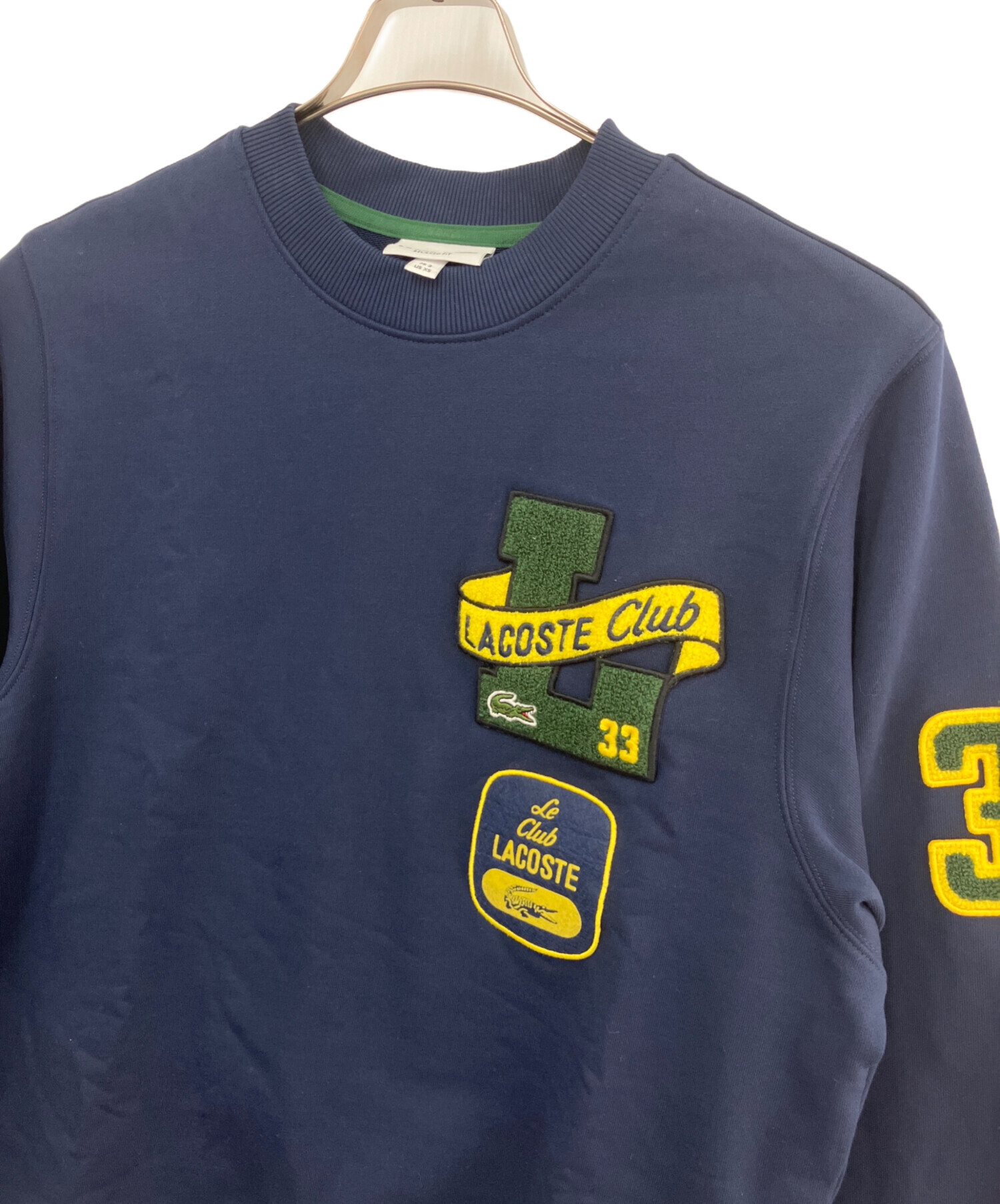 中古・古着通販】LACOSTE (ラコステ) ヘリテージワッペンクルーネック