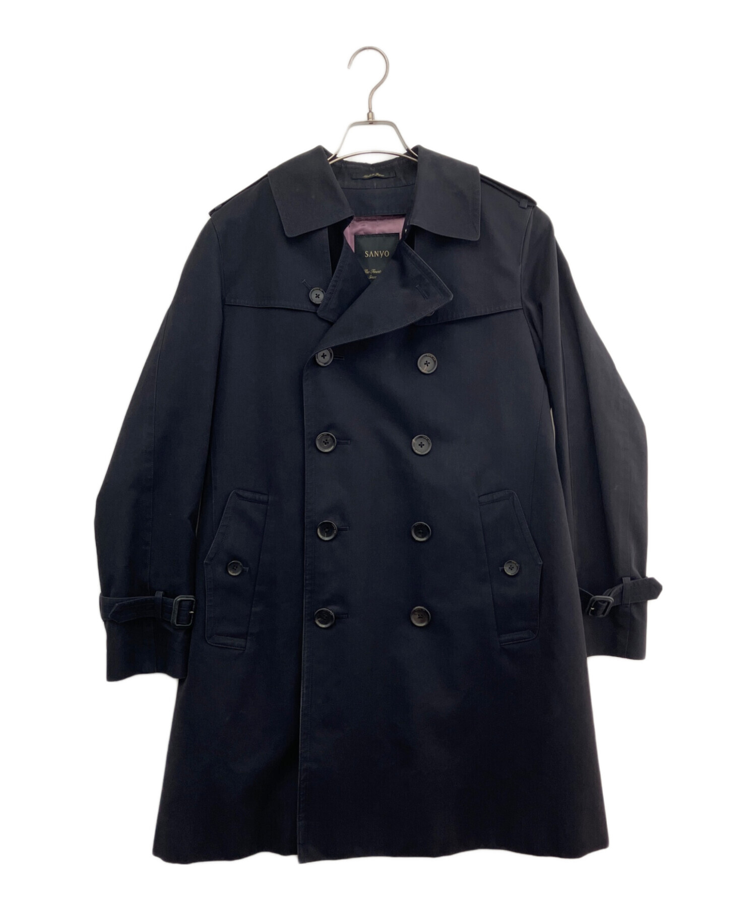 中古・古着通販】SANYO (サンヨー) トレンチコート ブラック サイズ:M