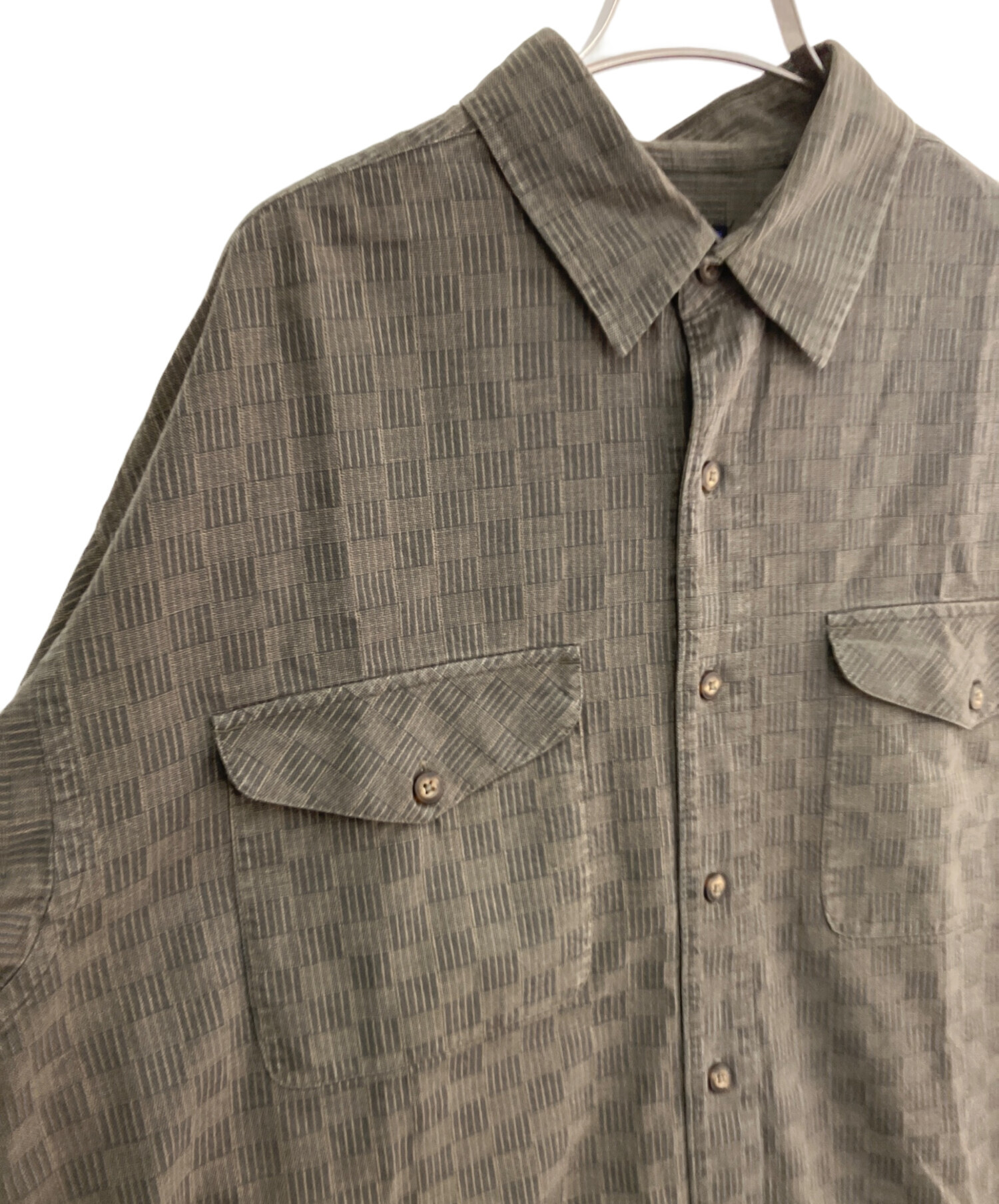 中古・古着通販】Patagonia (パタゴニア) 長袖シャツ オリーブ サイズ
