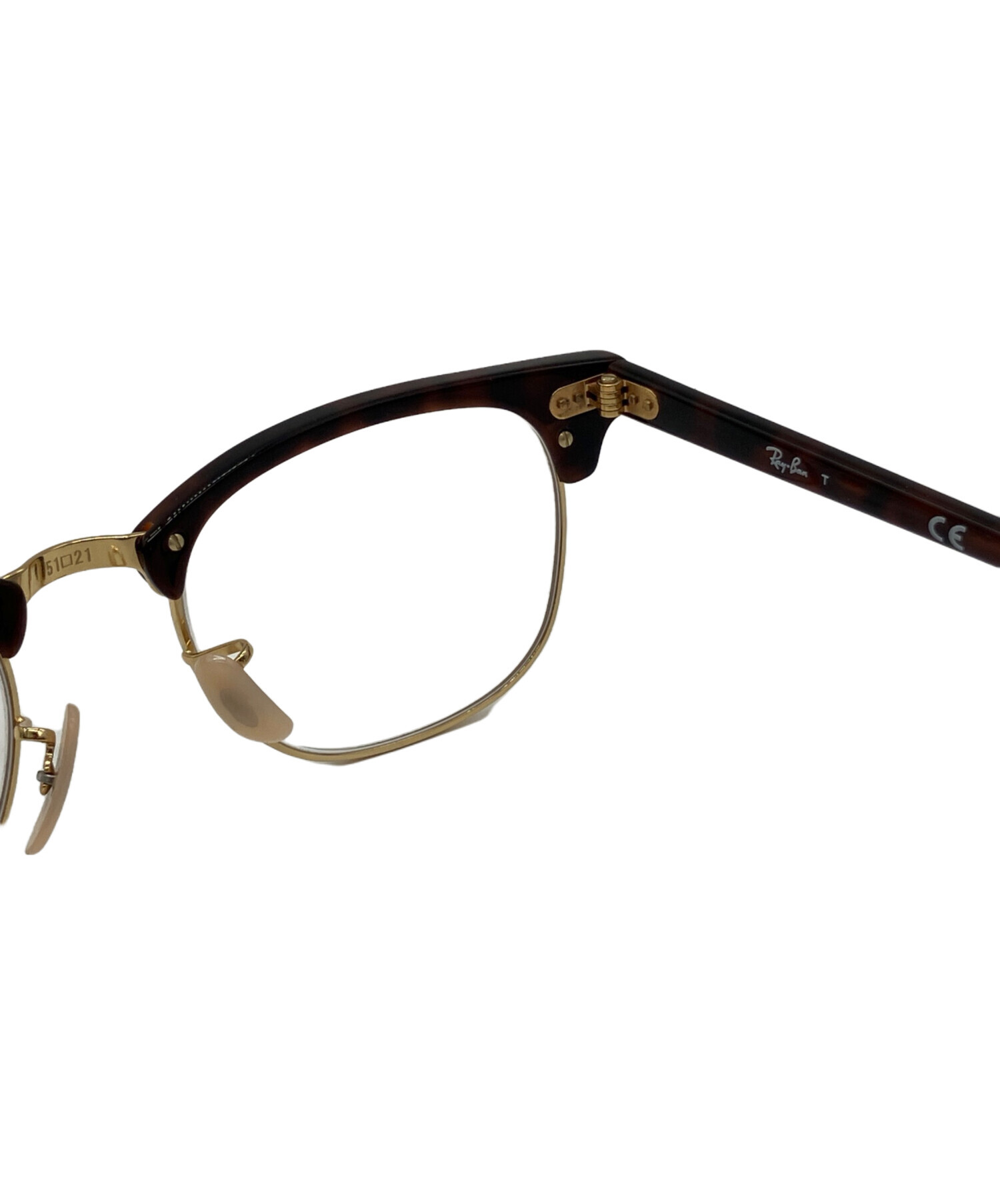 中古・古着通販】RAY-BAN (レイバン) 伊達眼鏡 サイズ:51□21