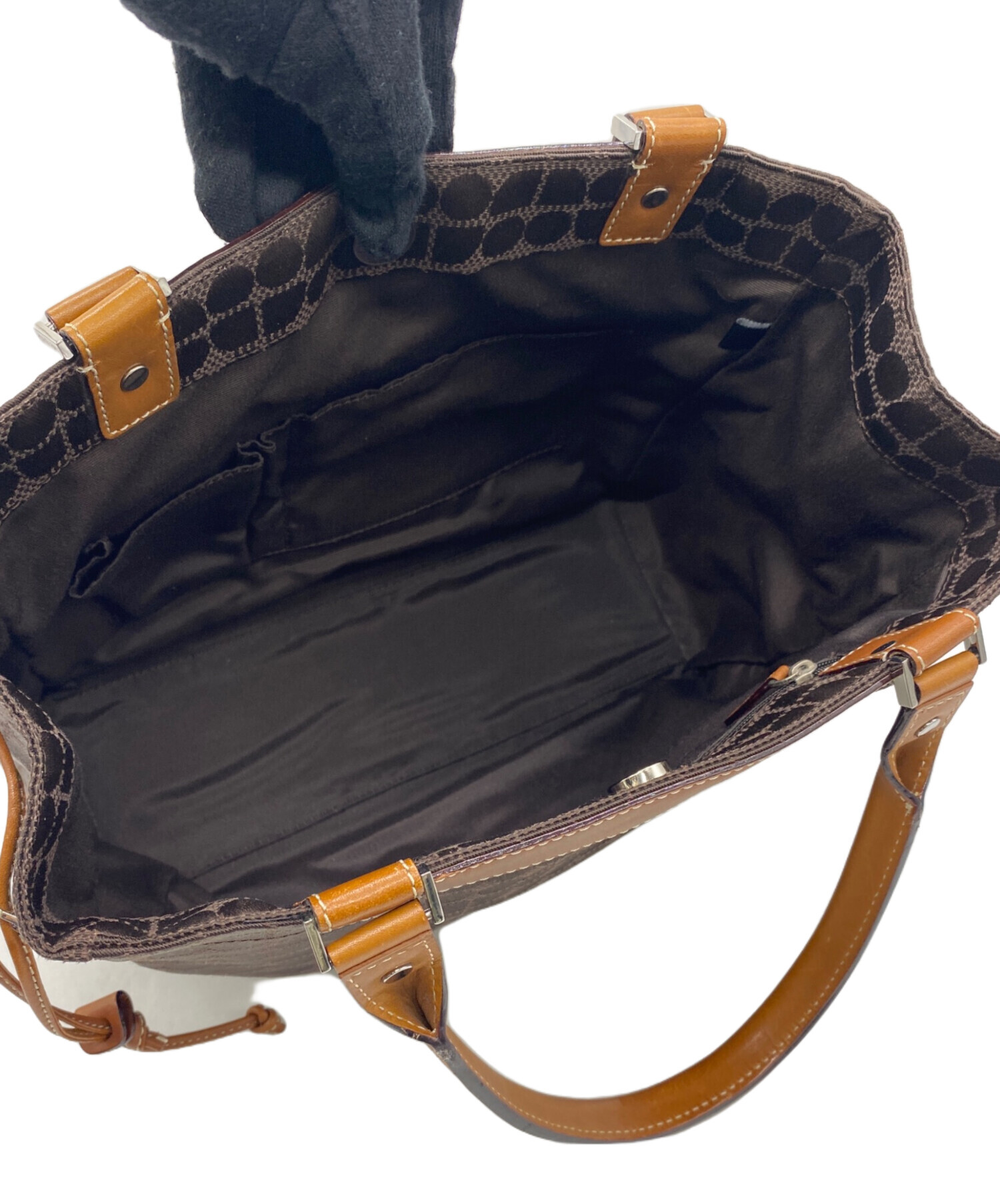 中古・古着通販】Kate Spade (ケイトスペード) ハンドバッグ ブラウン 