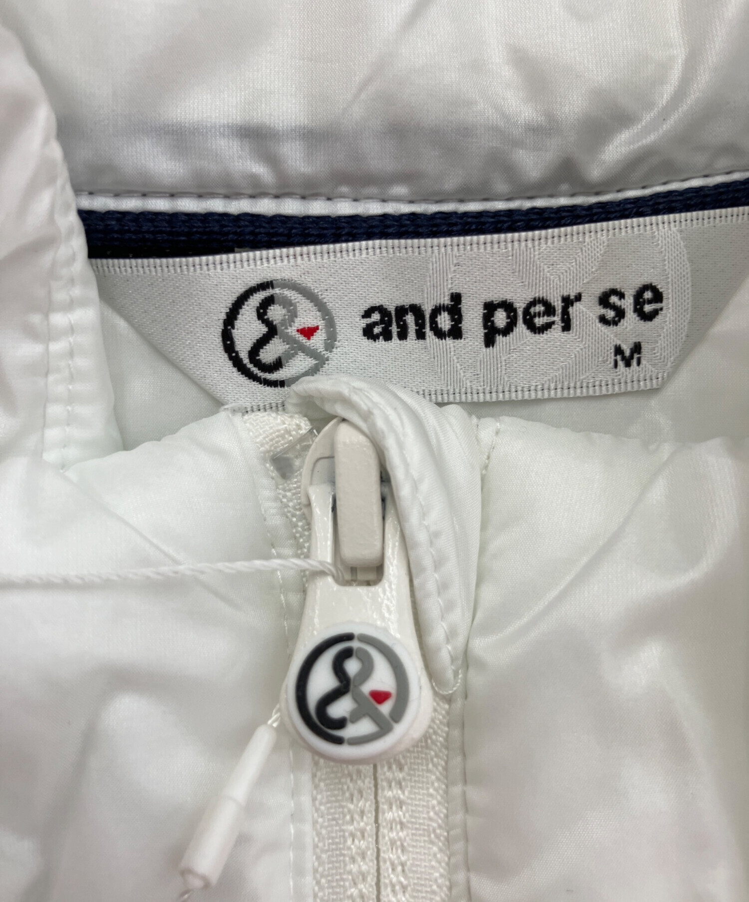 中古・古着通販】and per se (アンパスィ) 中綿ナイロンジャケット