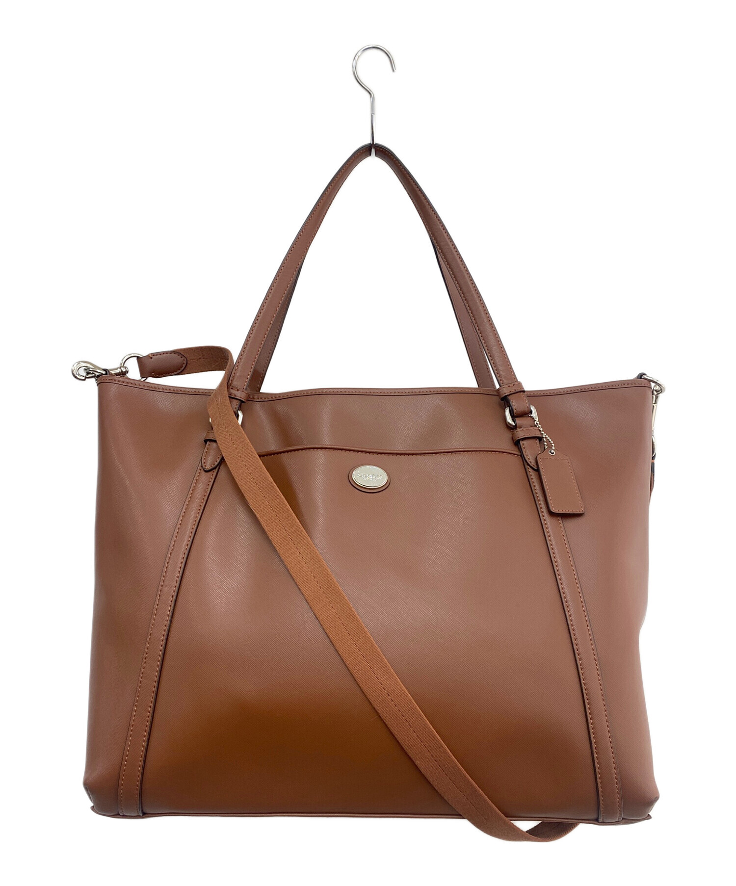 中古・古着通販】COACH (コーチ) 2WAYバッグ ブラウン｜ブランド・古着