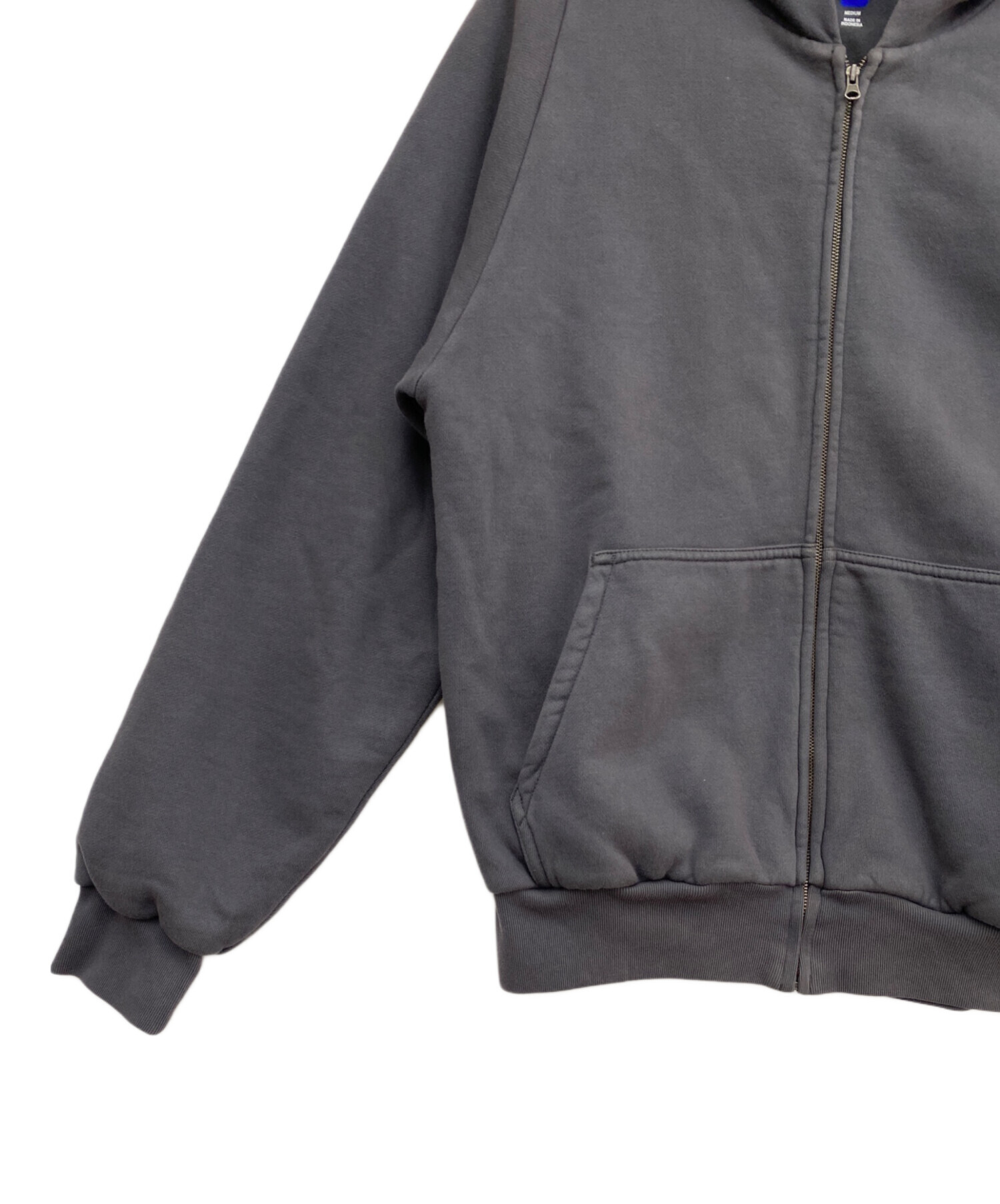 中古・古着通販】YZY (イージー) ジップパーカー グレー サイズ:M