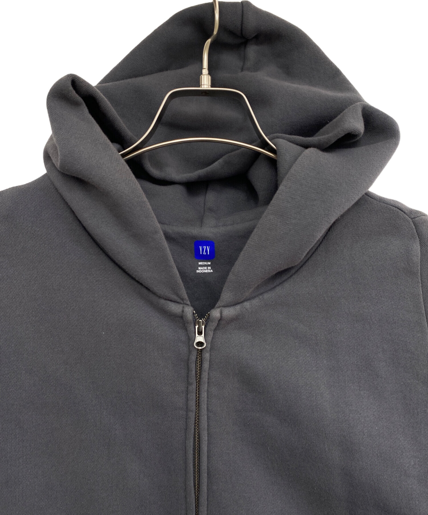 中古・古着通販】YZY (イージー) ジップパーカー グレー サイズ:M