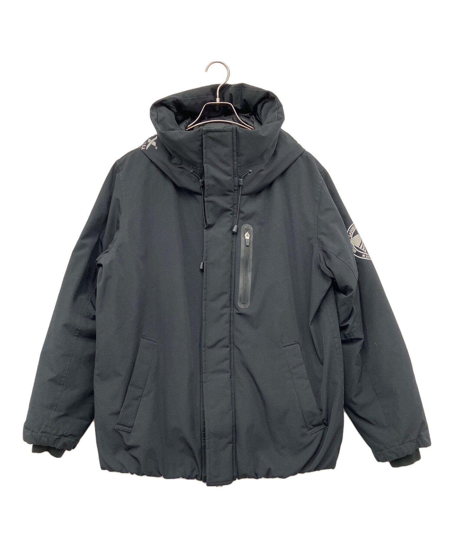 中古・古着通販】AVIREX (アヴィレックス) ダウンジャケット ブラック 