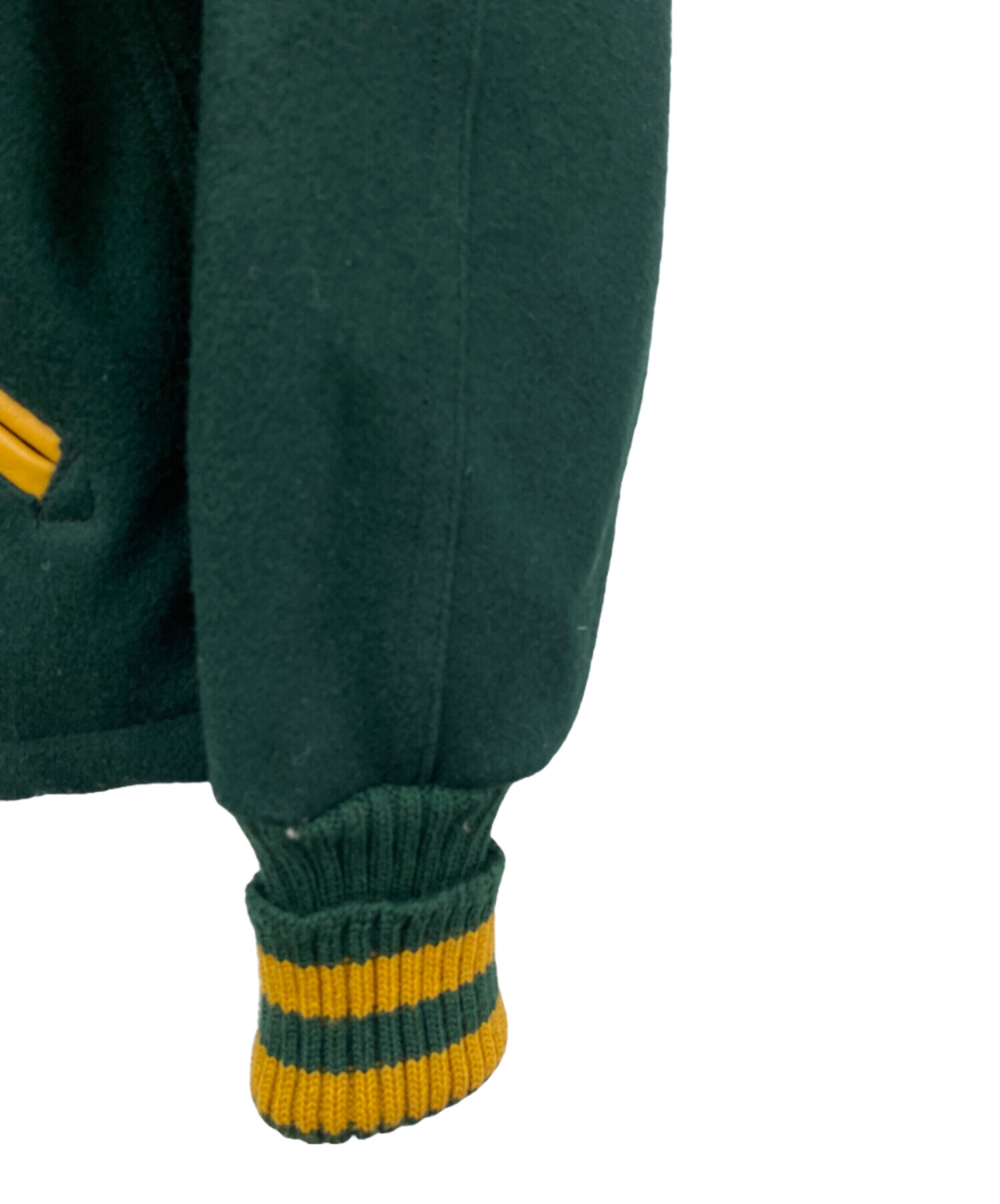 中古・古着通販】skookum (スクーカム) スタジャン グリーン サイズ:34