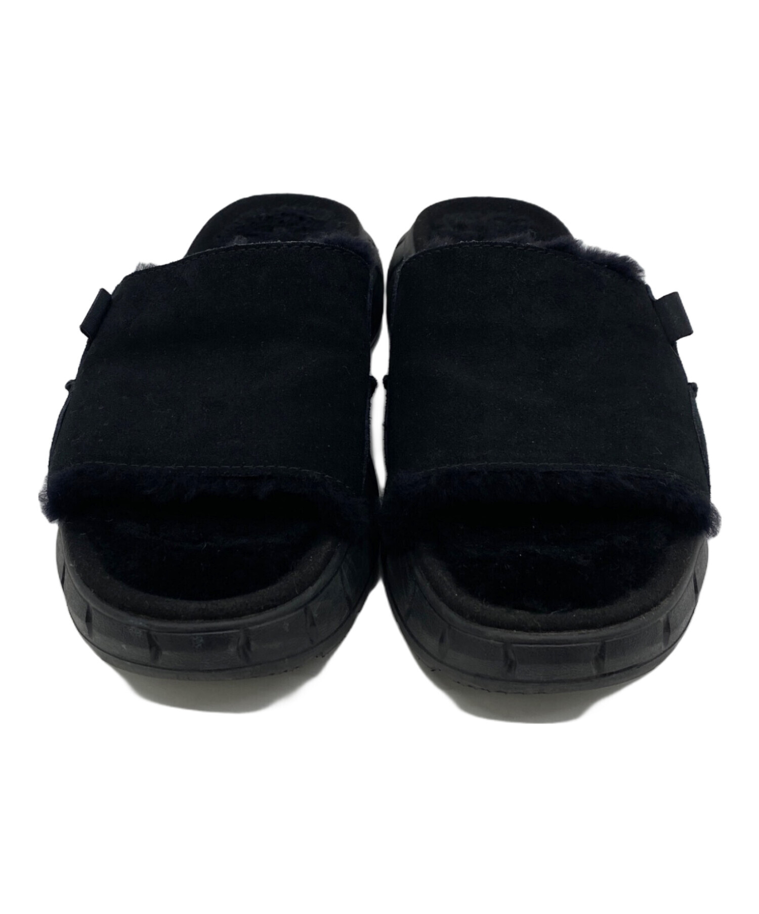 中古・古着通販】UGG (アグ) ボアサンダル ブラック サイズ:26