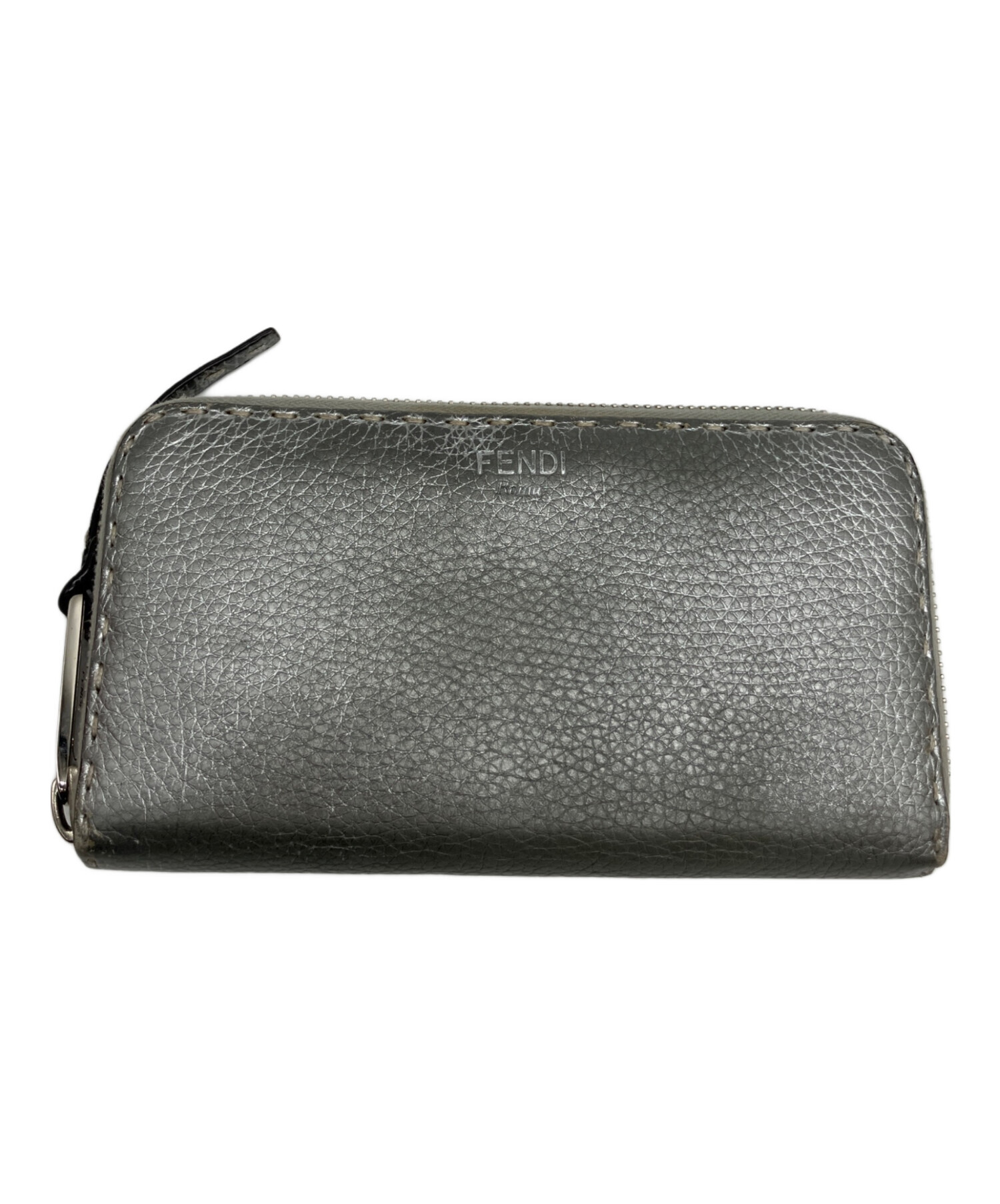 新品未使用　FENDI フェンディ　長財布 中古・古着通販】FENDI (フェンディ) 長財布 シルバー｜ブランド・古着