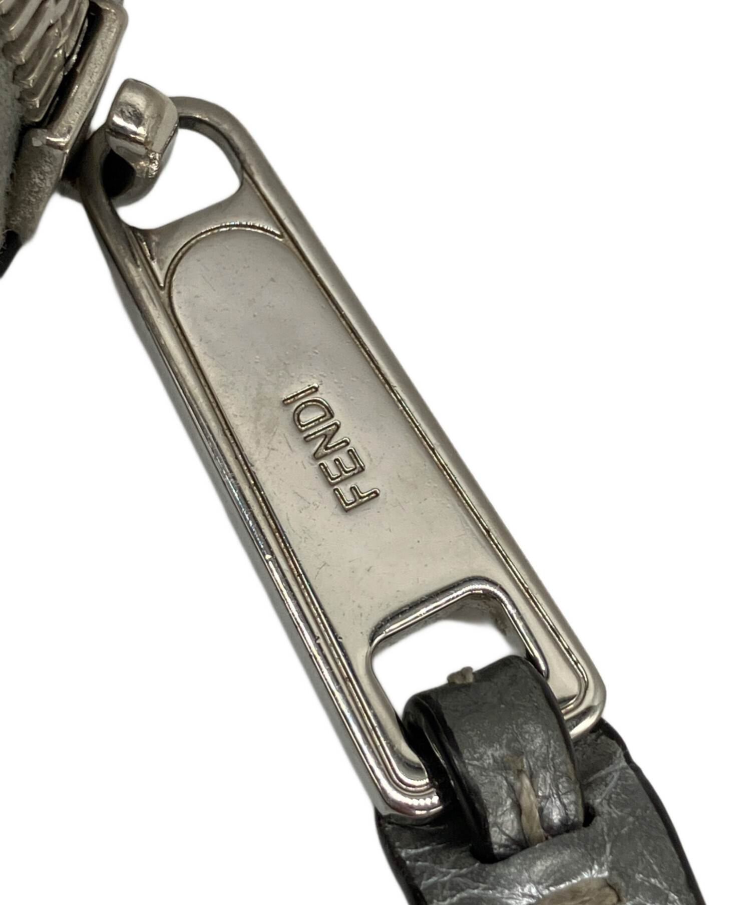 中古・古着通販】FENDI (フェンディ) 長財布 シルバー｜ブランド・古着