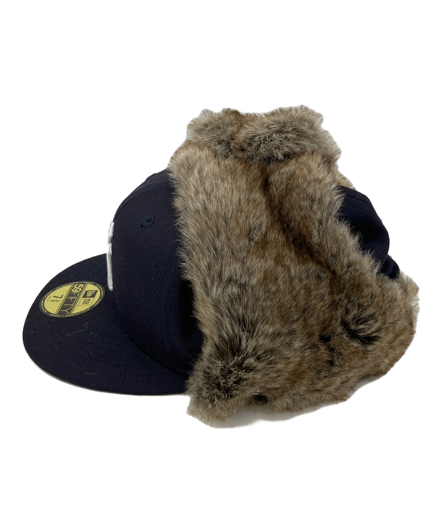 中古・古着通販】New Era (ニューエラ) フライトキャップ ネイビー