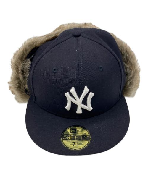 中古・古着通販】New Era (ニューエラ) フライトキャップ ネイビー