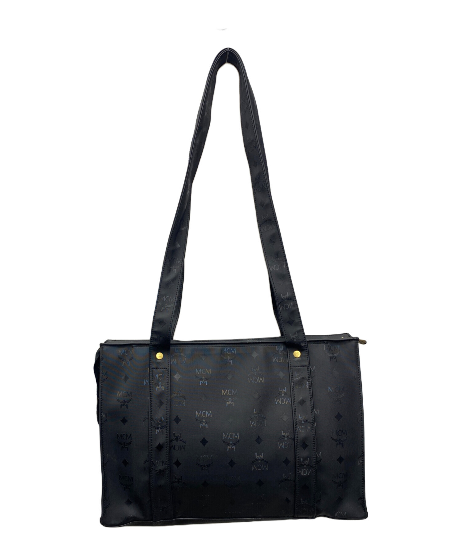 中古・古着通販】MCM (エムシーエム) トートバッグ ブラック｜ブランド