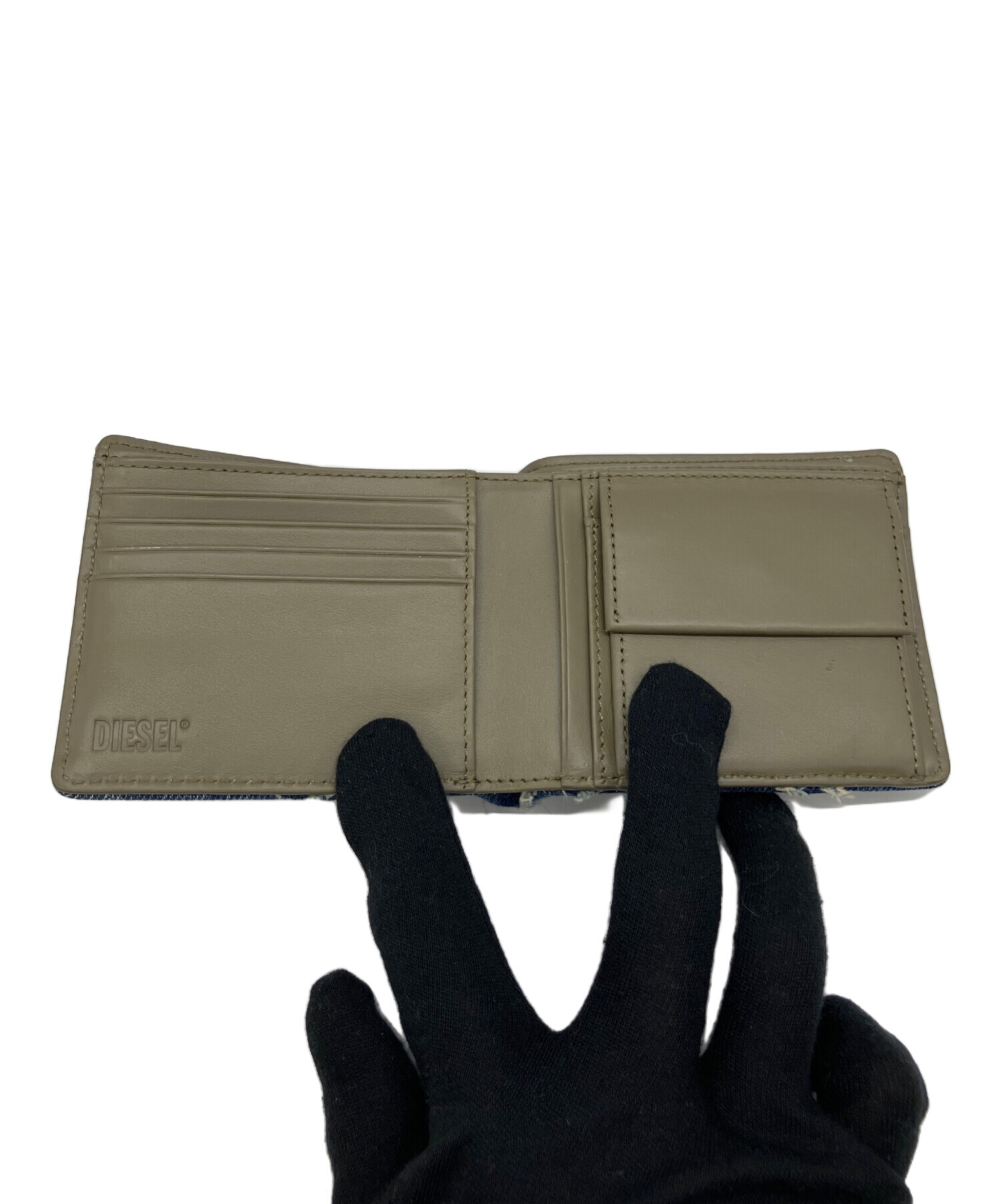 中古・古着通販】DIESEL (ディーゼル) 2つ折り財布 ブルー｜ブランド