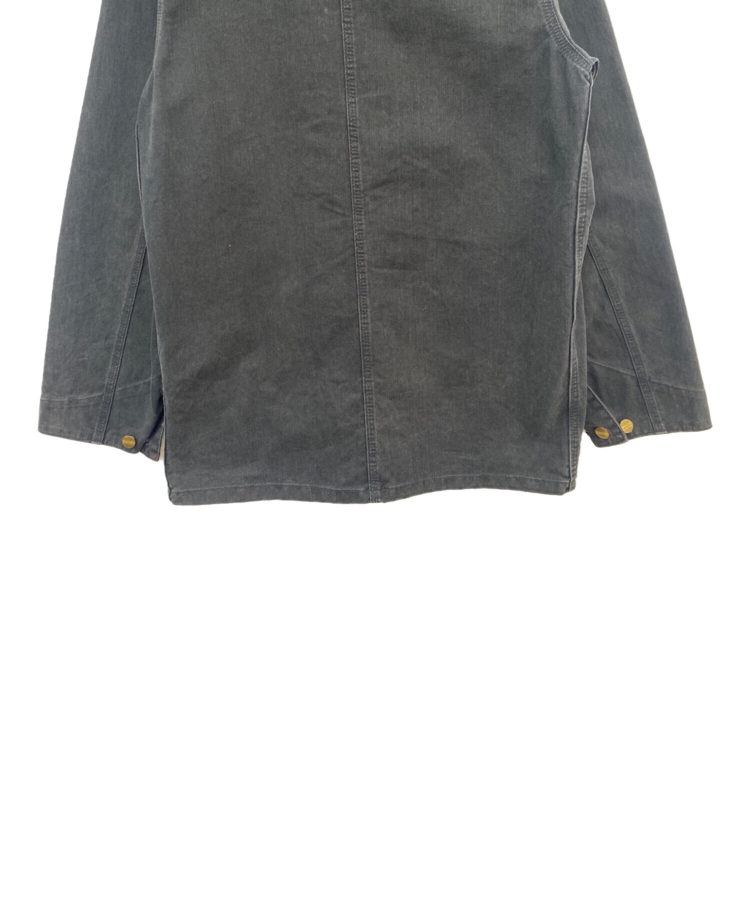 中古・古着通販】CarHartt (カーハート) デニムカバーオール ブラック