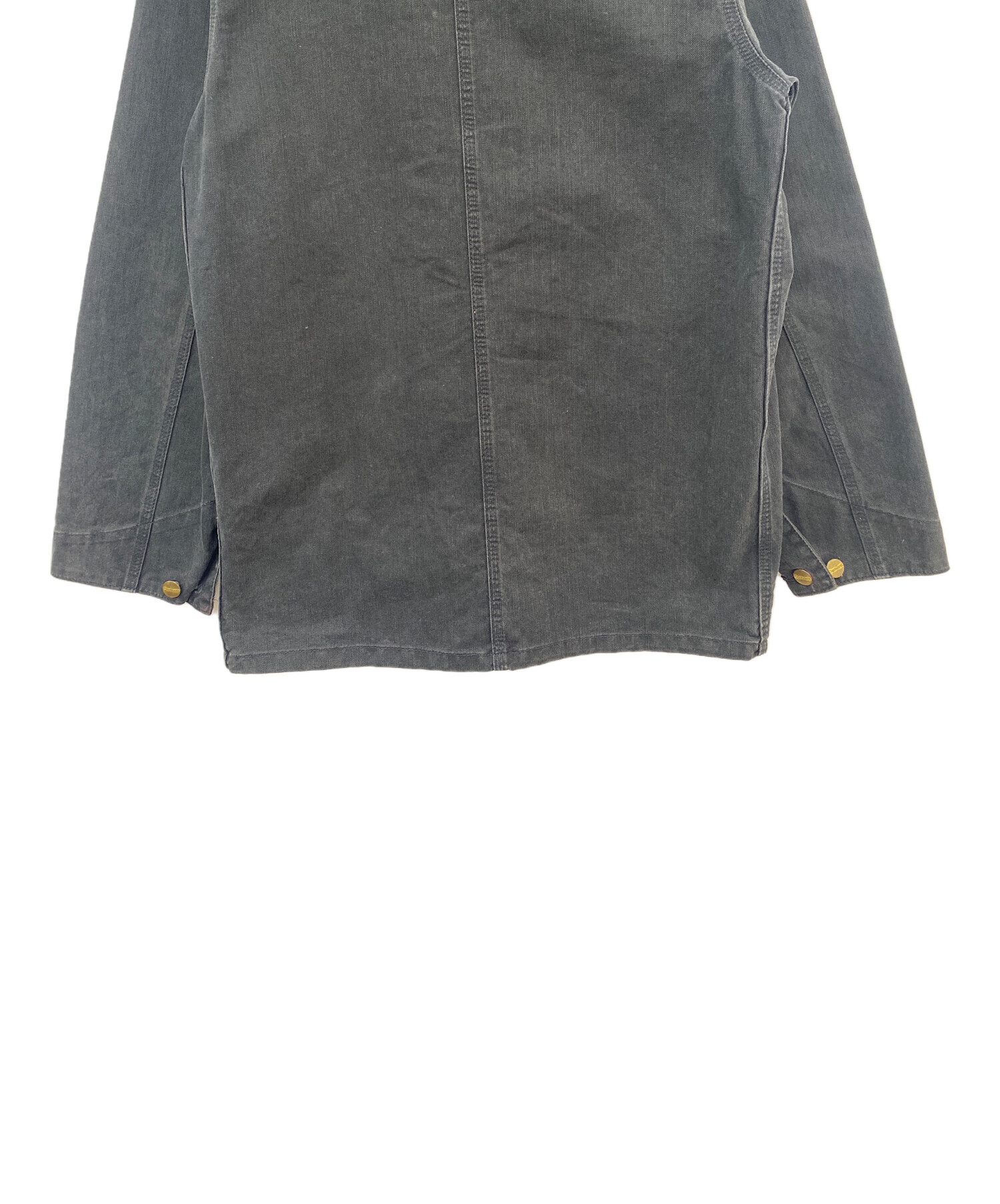 中古・古着通販】CarHartt (カーハート) デニムカバーオール ブラック