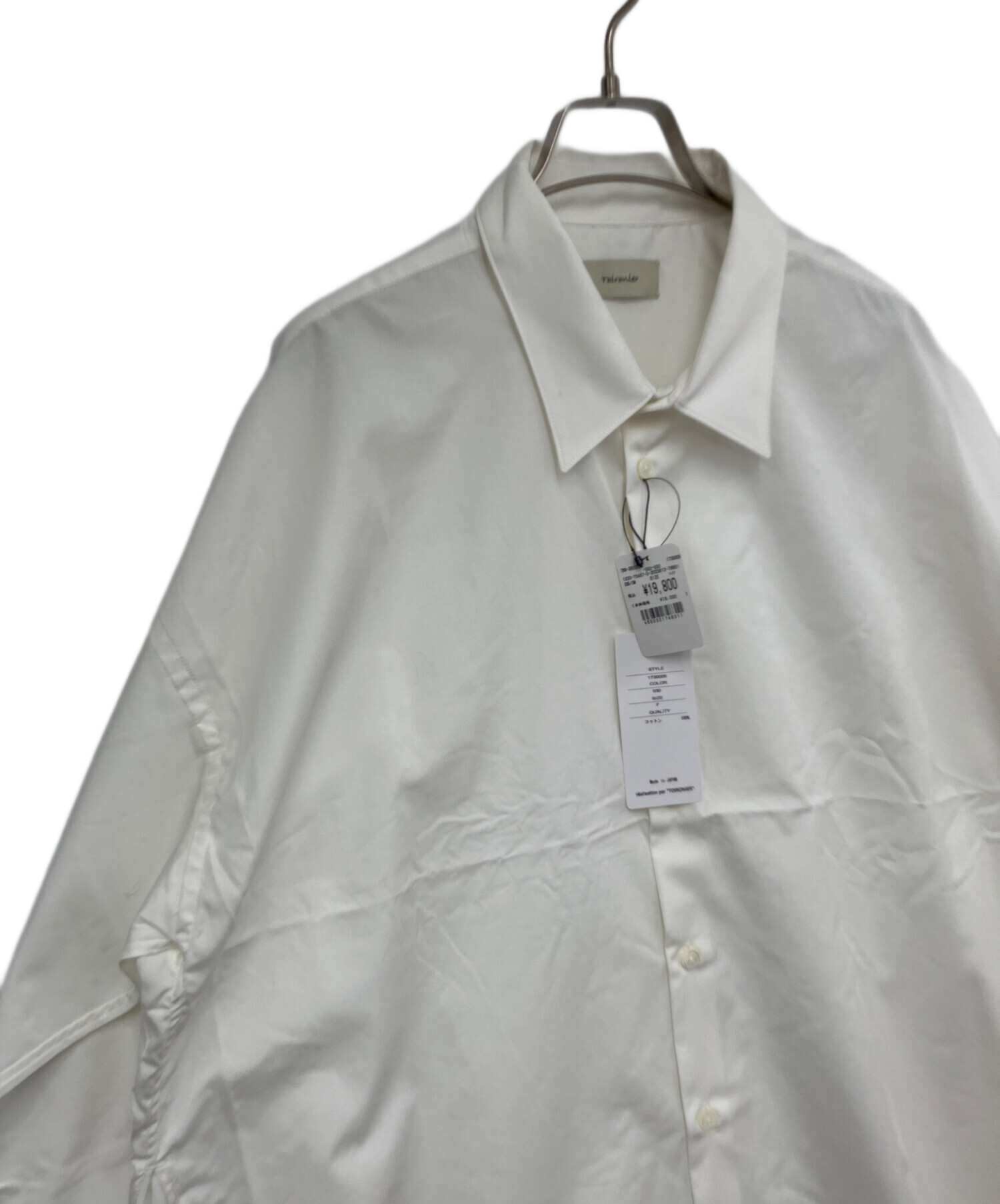 中古・古着通販】Toironier (トワロニエ) 長袖シャツ ホワイト サイズ