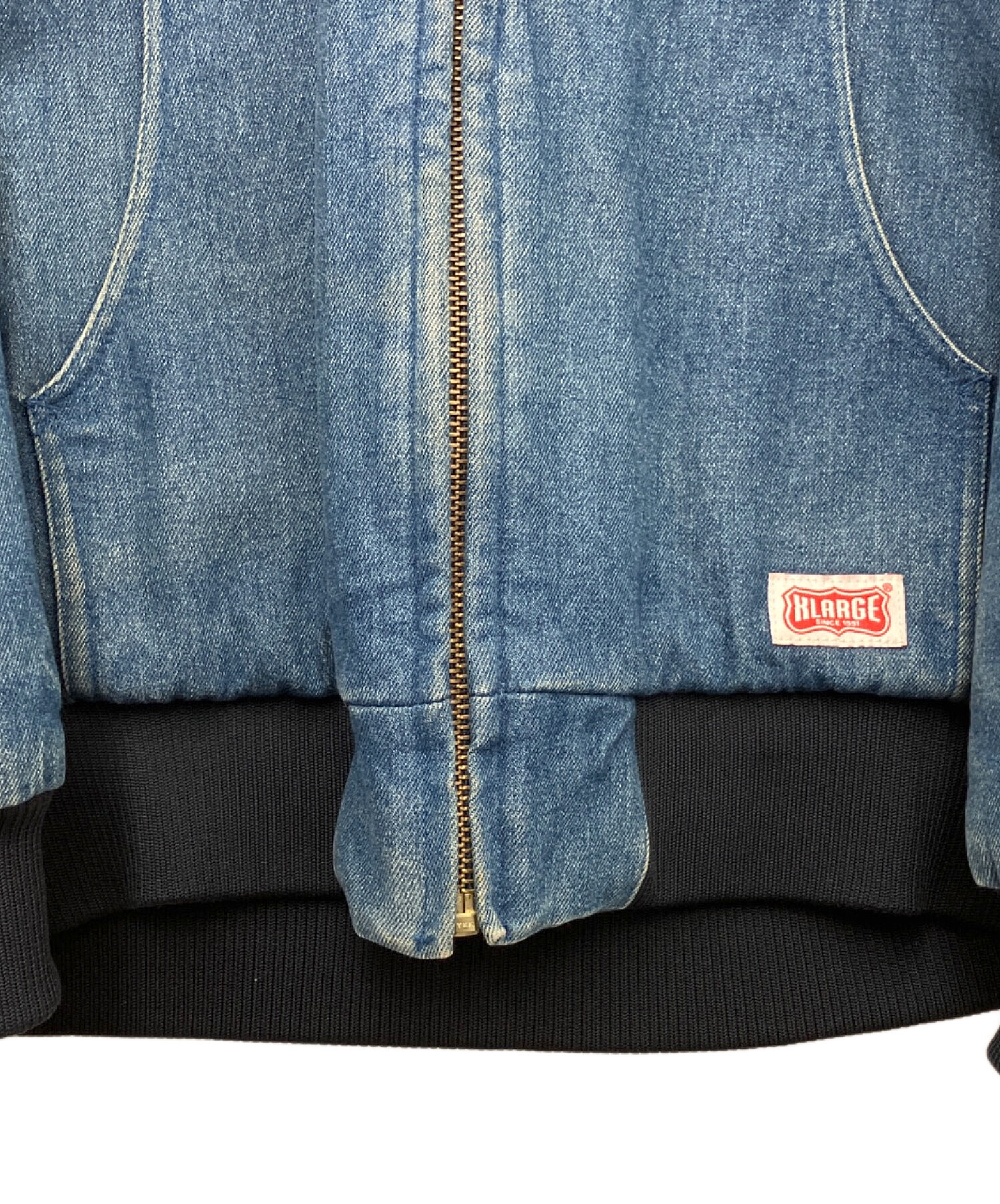 中古・古着通販】X-LARGE (エクストララージ) 中綿ジャケット ブルー 