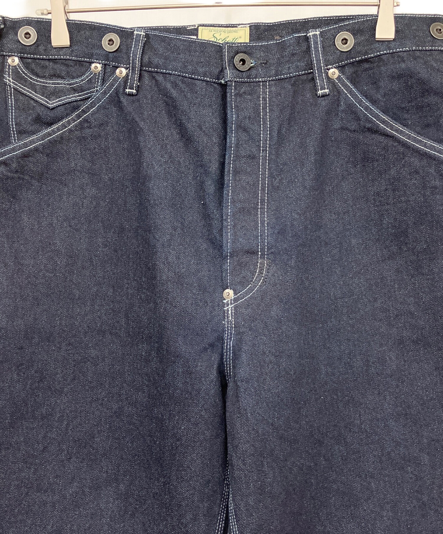 中古・古着通販】Schott (ショット) デニムパンツ ネイビー サイズ:36