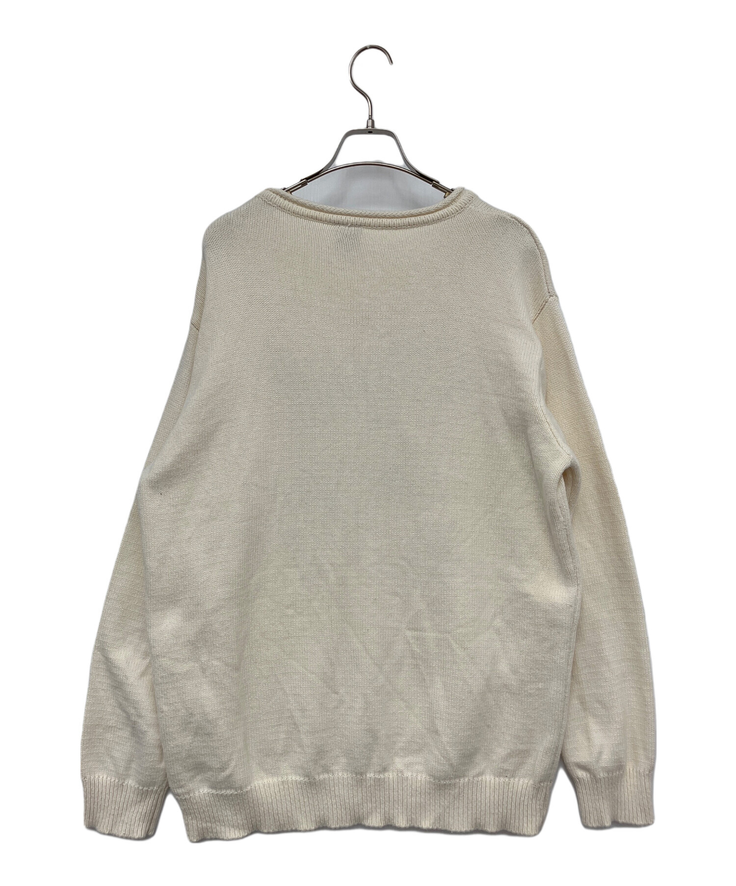 中古・古着通販】HUF (ハフ) 厚手ニット ベージュ サイズ:L｜ブランド 