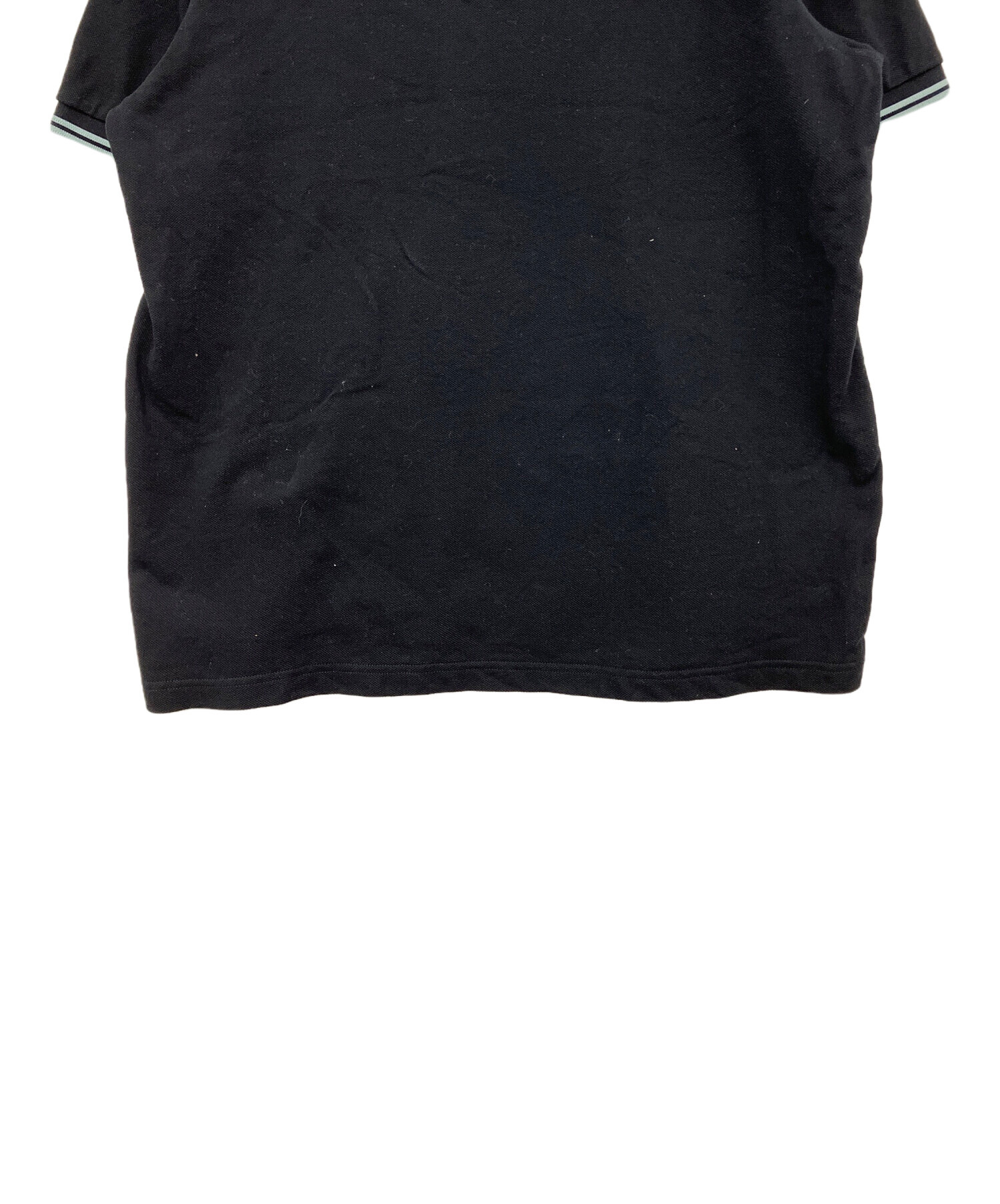 【(値下げ)Fred Perry】(新品・未使用) ブラック ポロシャツ 中古・古着通販】FRED PERRY (フレッドペリー) ポロシャツ ブラック