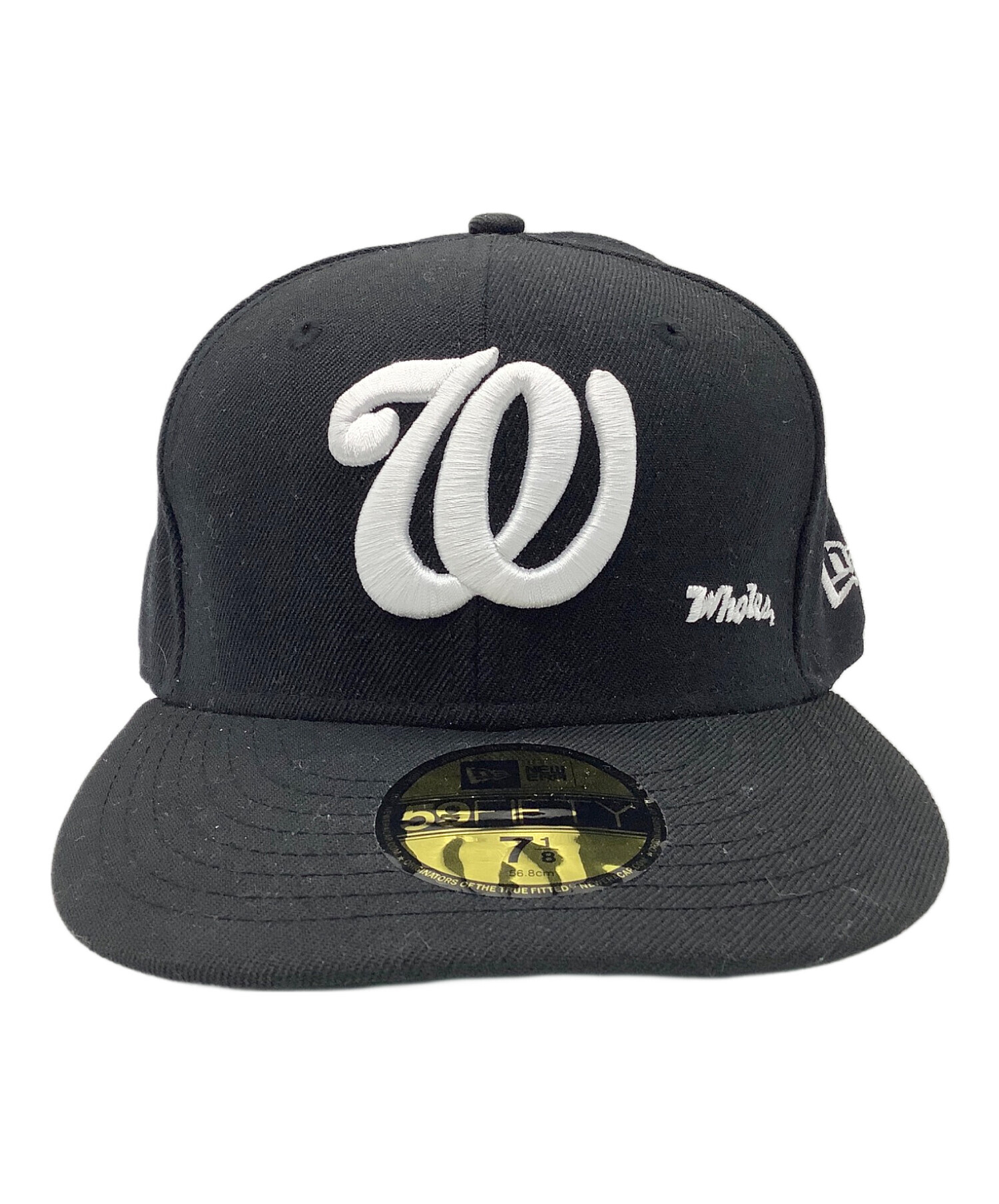 中古・古着通販】New Era (ニューエラ) キャップ ブラック×グリーン 