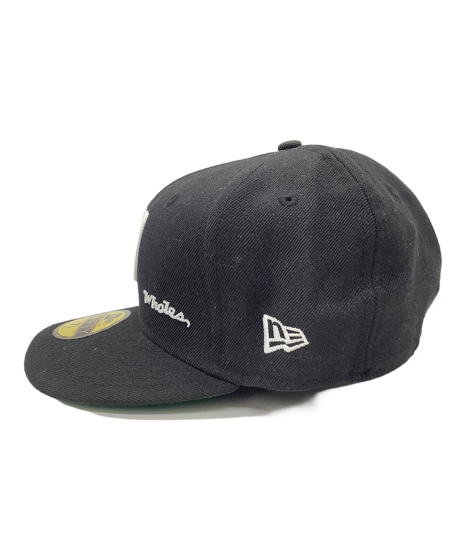中古・古着通販】New Era (ニューエラ) キャップ ブラック×グリーン
