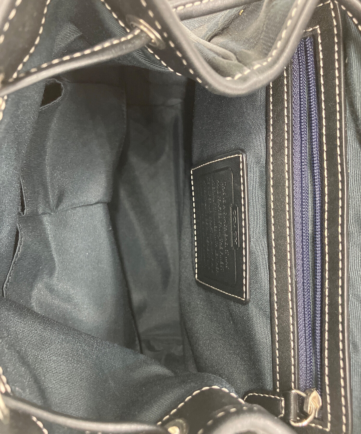 中古・古着通販】COACH (コーチ) リュック ブラック｜ブランド・古着
