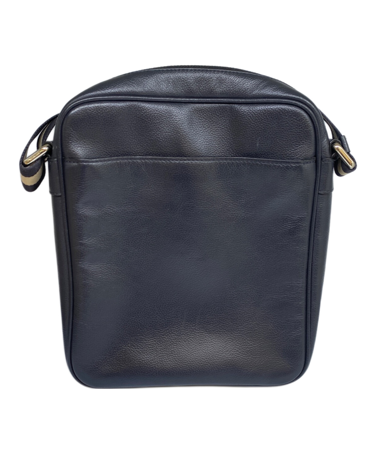 中古・古着通販】COACH (コーチ) ショルダーバッグ ネイビー×ベージュ 