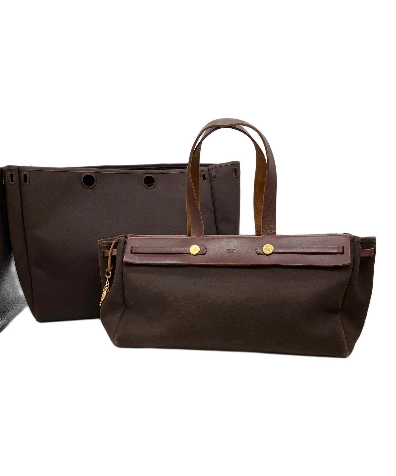 中古・古着通販】HERMES (エルメス) トートバッグ ブラウン｜ブランド